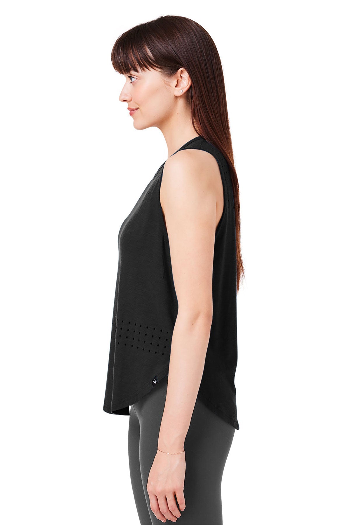 Glyder Ladies Lumasof Mood Custom Tanks, Black [Soundhound AI]