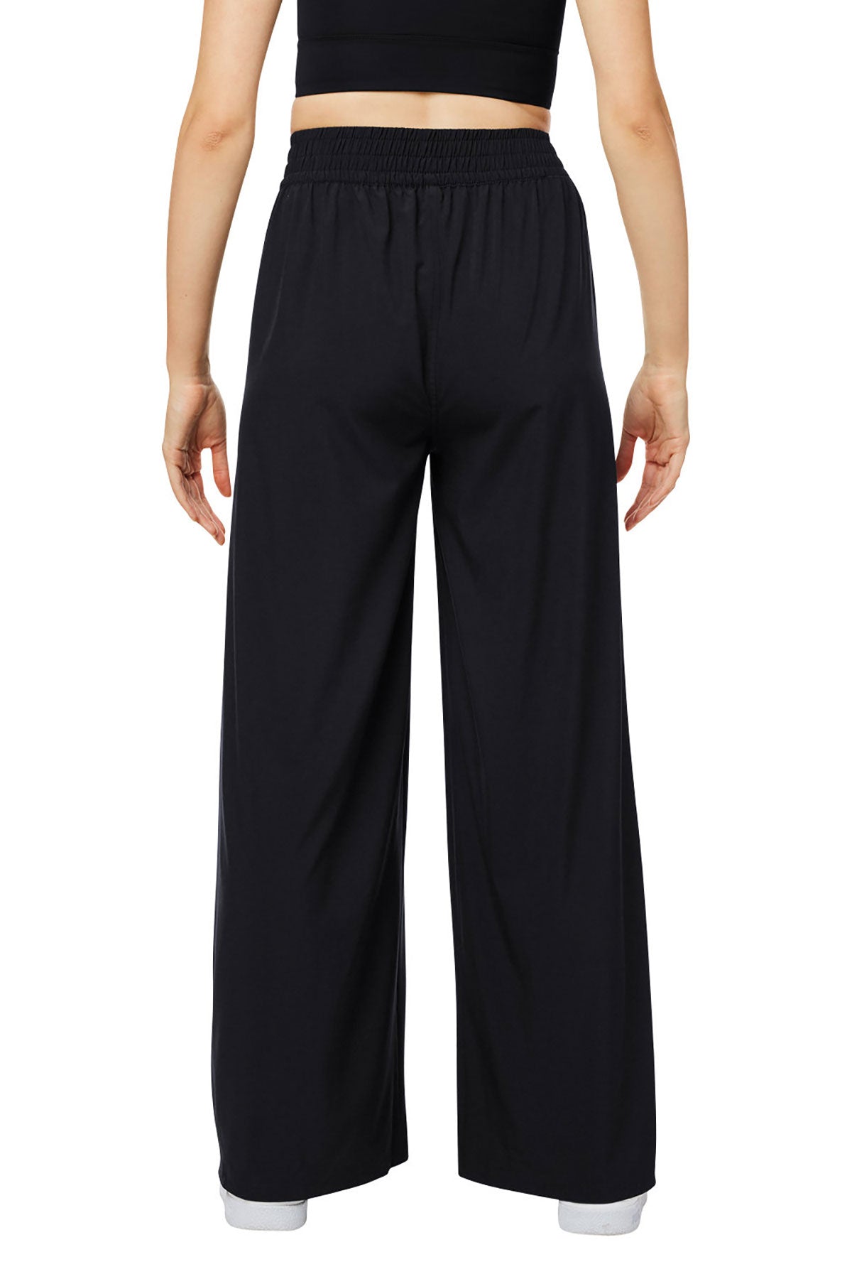 Glyder Ladies Sydney Wide Leg Custom Pants, Black