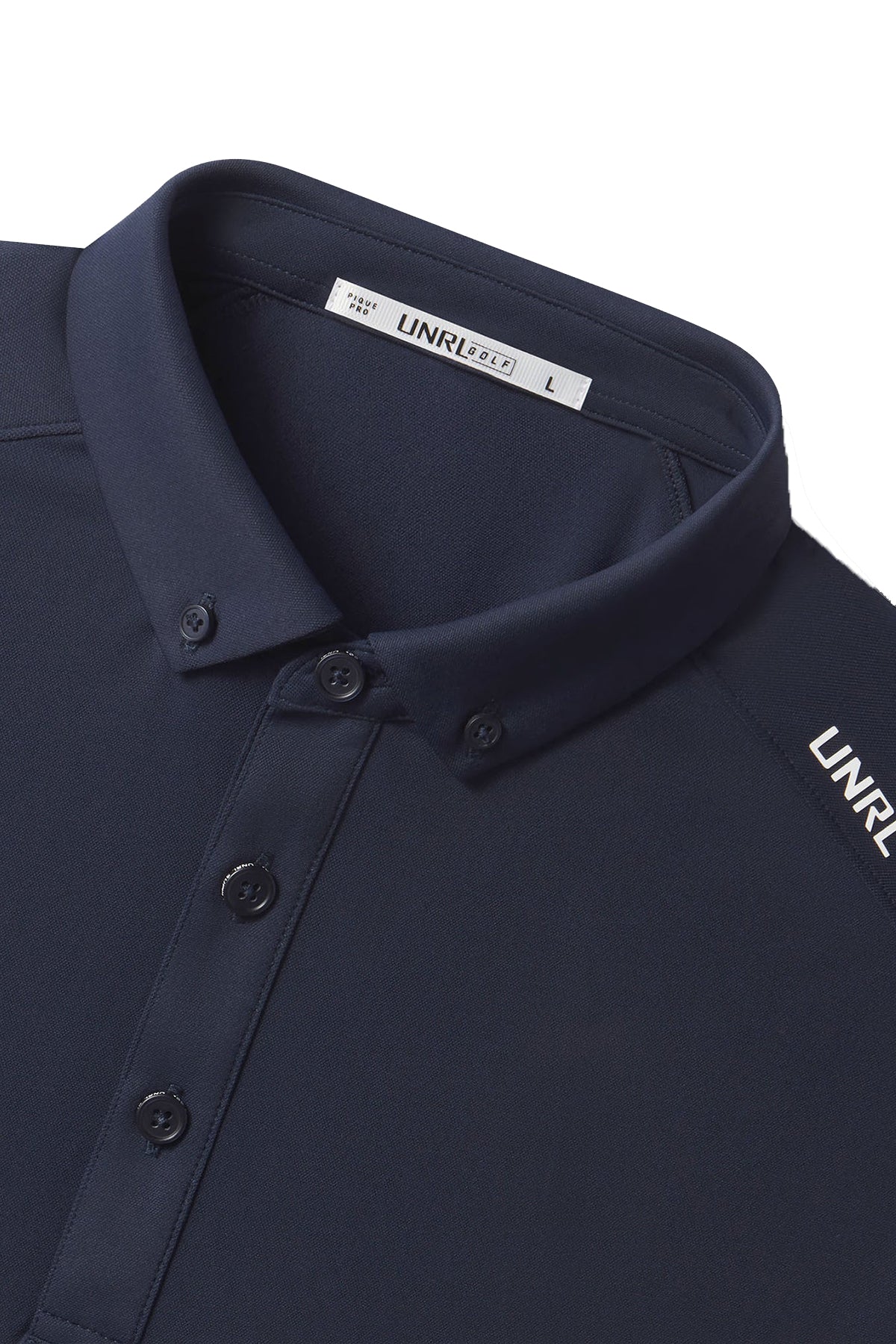 UNRL Pique Pro Custom Polos, Navy