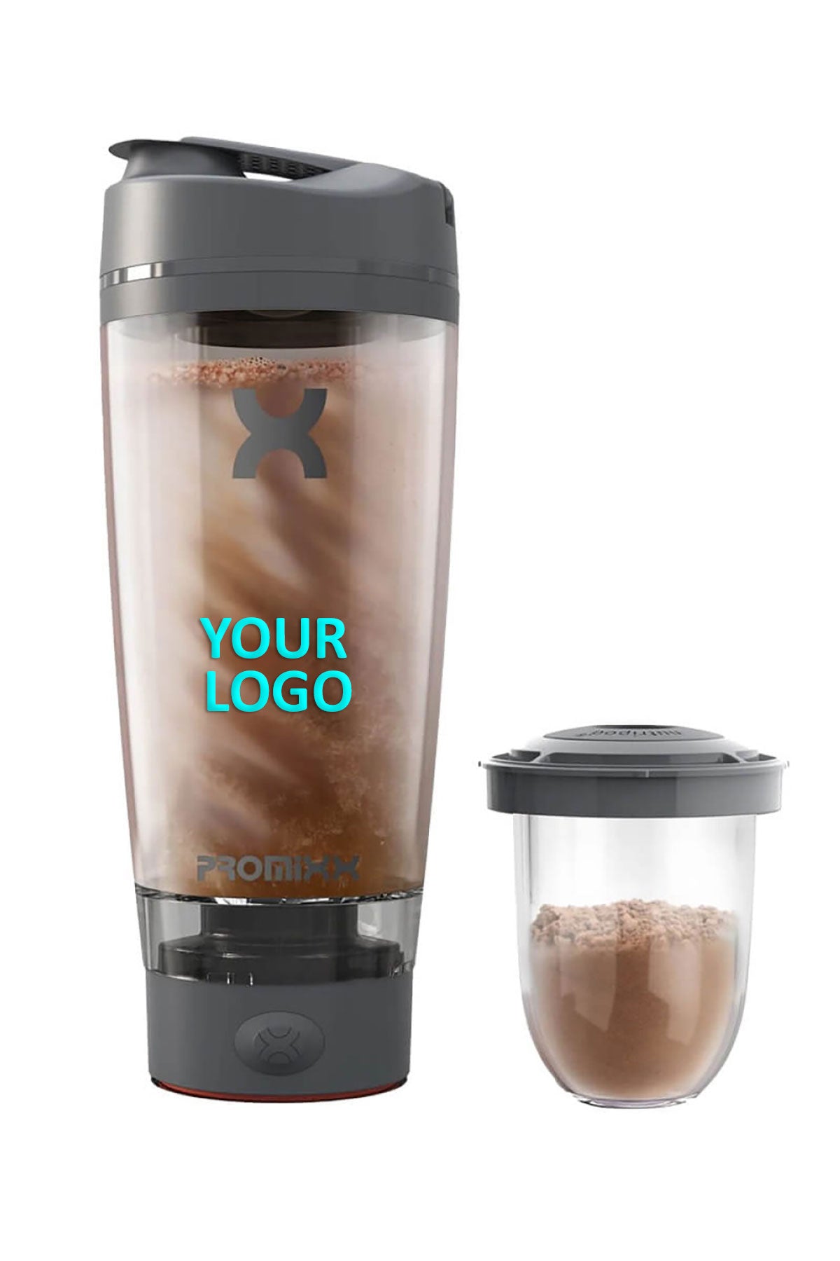 Promixx Pro 20oz Electric Custom Shaker Bottles, Graphite
