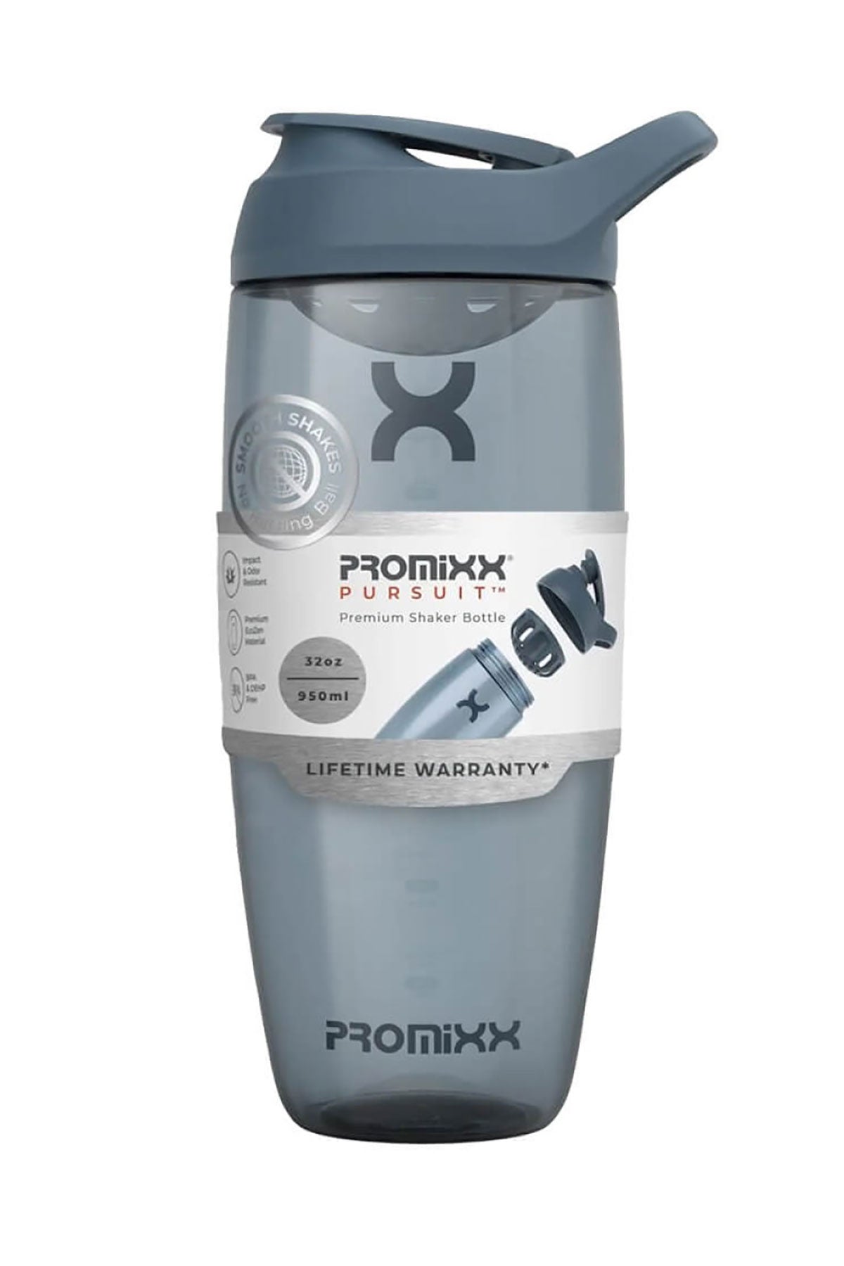 Promixx Pursuit 32oz Classic Custom Shaker Bottles, Midnight Blue [United Rolls]