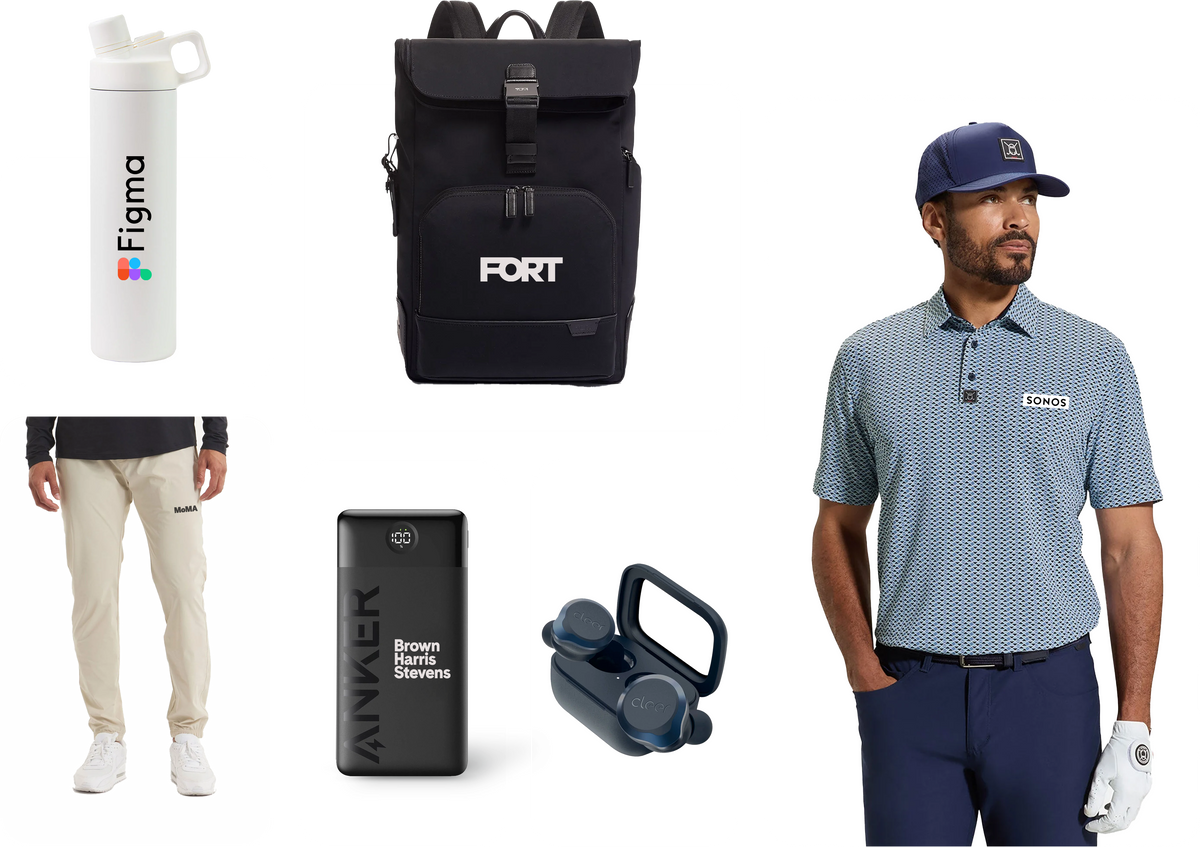 Employee Gifts. <br>
Company Swag Stores slide image