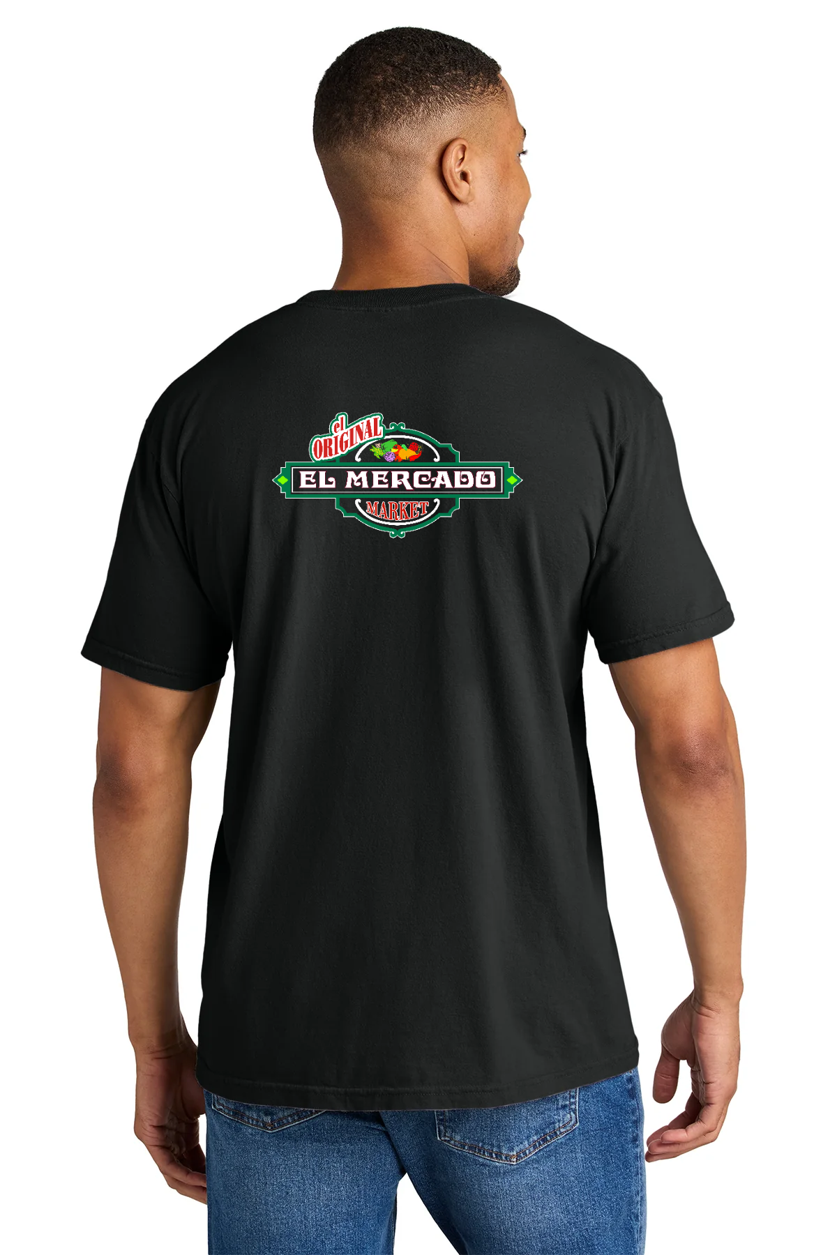Comfort Colors Heavyweight Custom Ring Spun Tees, Black [El Mercado Market]
