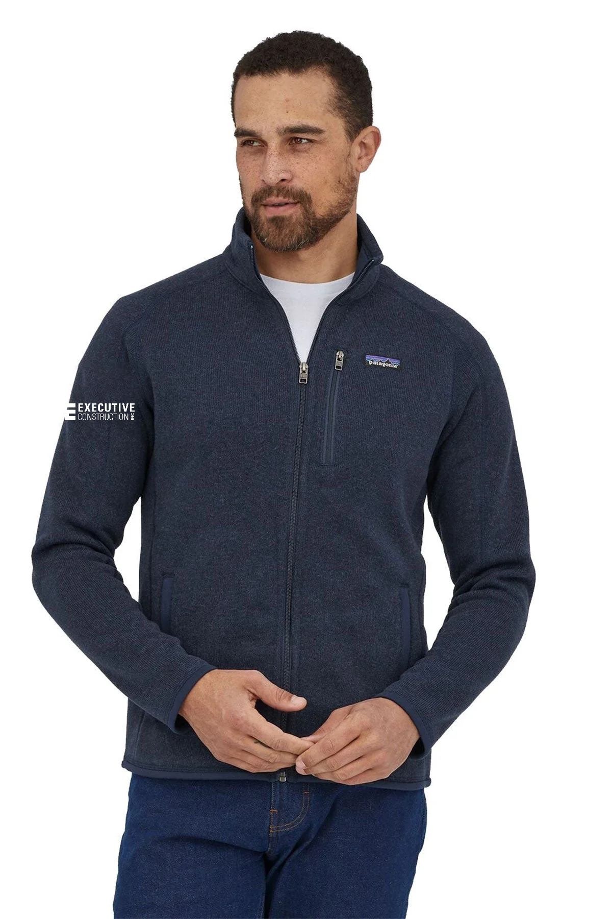 Patagonia Mens Better Sweater Custom Fleece Jackets, New Navy [Executive Construction]