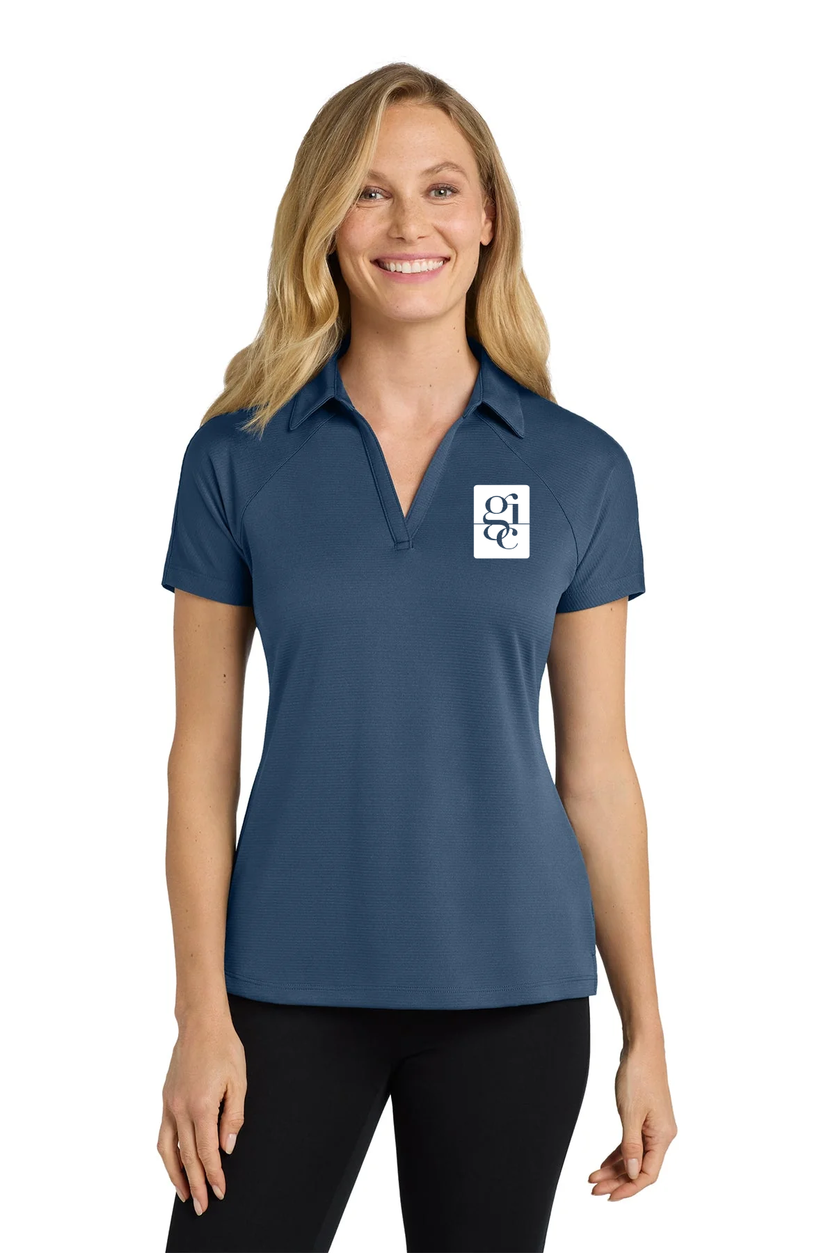 Port Authority Women's Crossover Raglan Custom Polos, Regatta Blue [Gershman Investment Corp.]