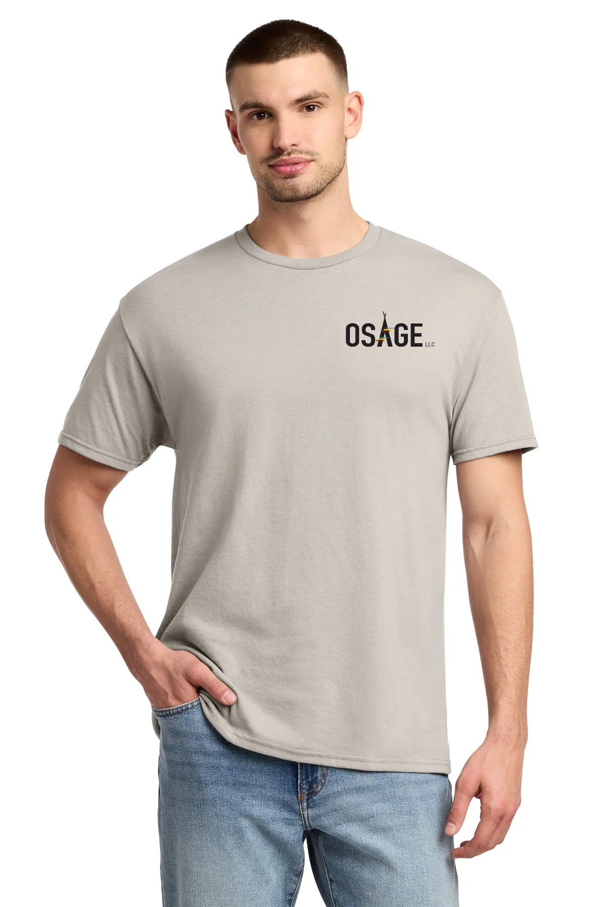 Jerzees Dri-Power Active 50/50 Cotton/Poly T-Shirt 29M Sandstone [Osage LLC]