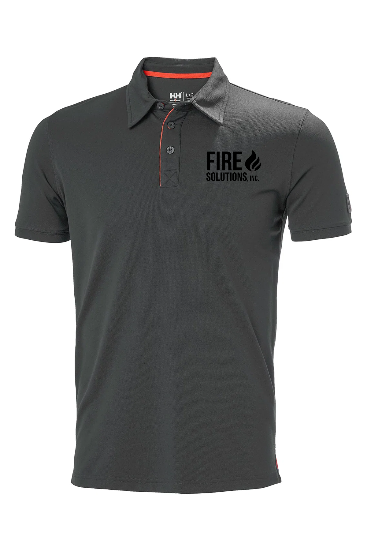 Helly Hansen Kensington Tech Polo, Ebony [Fire Solutions]