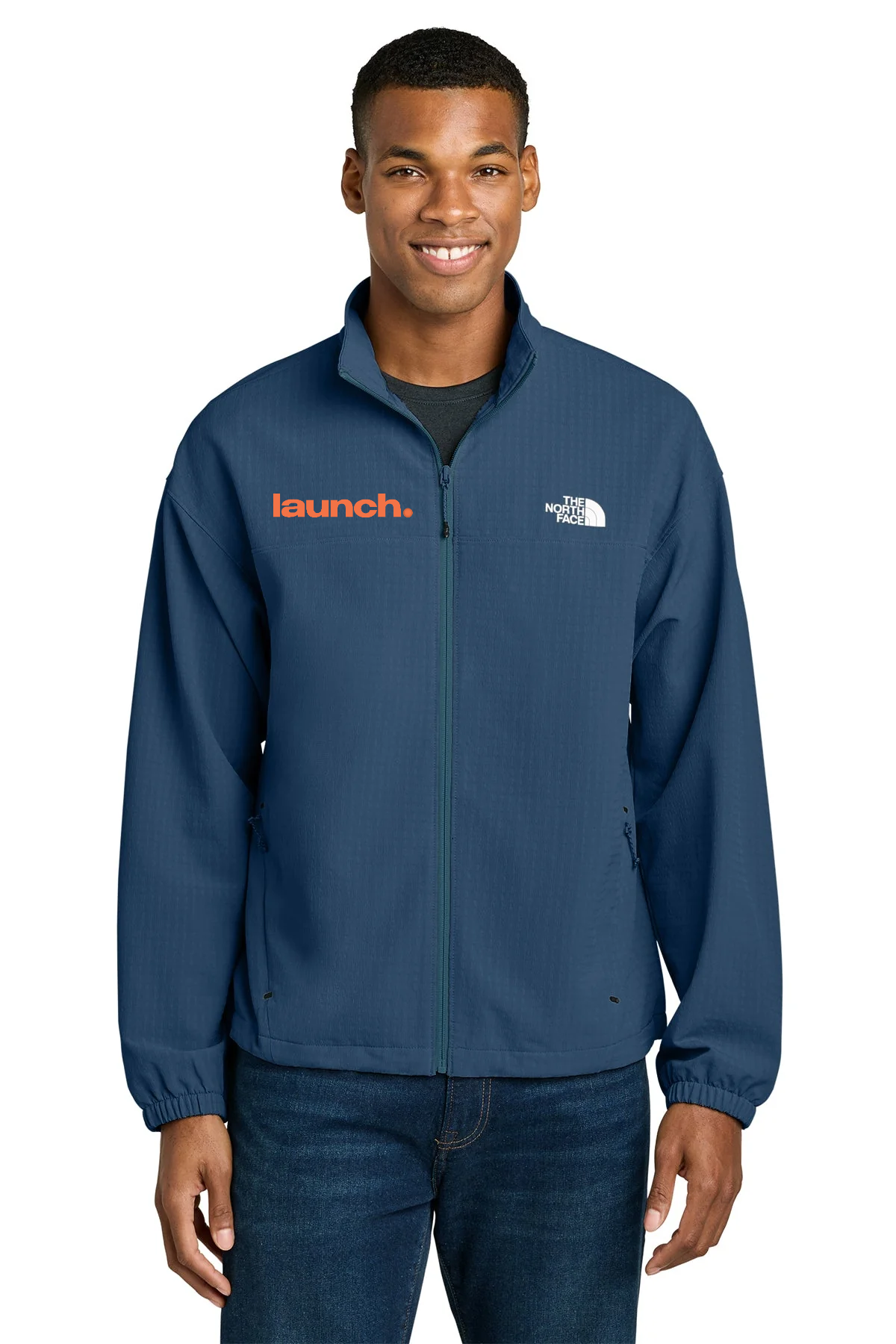 The North Face Mountain Horizon Custom Jackets, Shady Blue [Launch]
