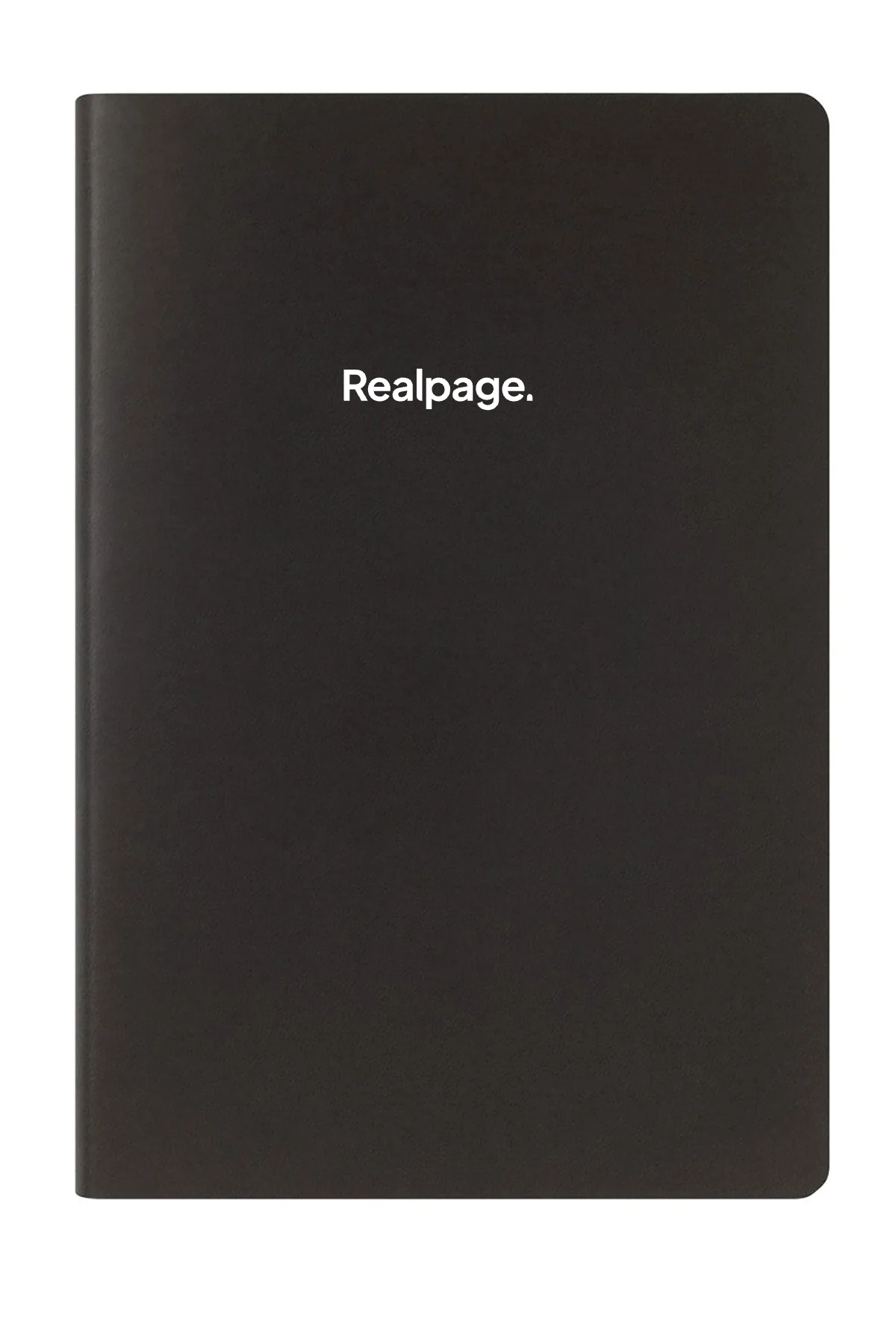Flex Recycled Paper Custom Notebooks, Black [RealPage]