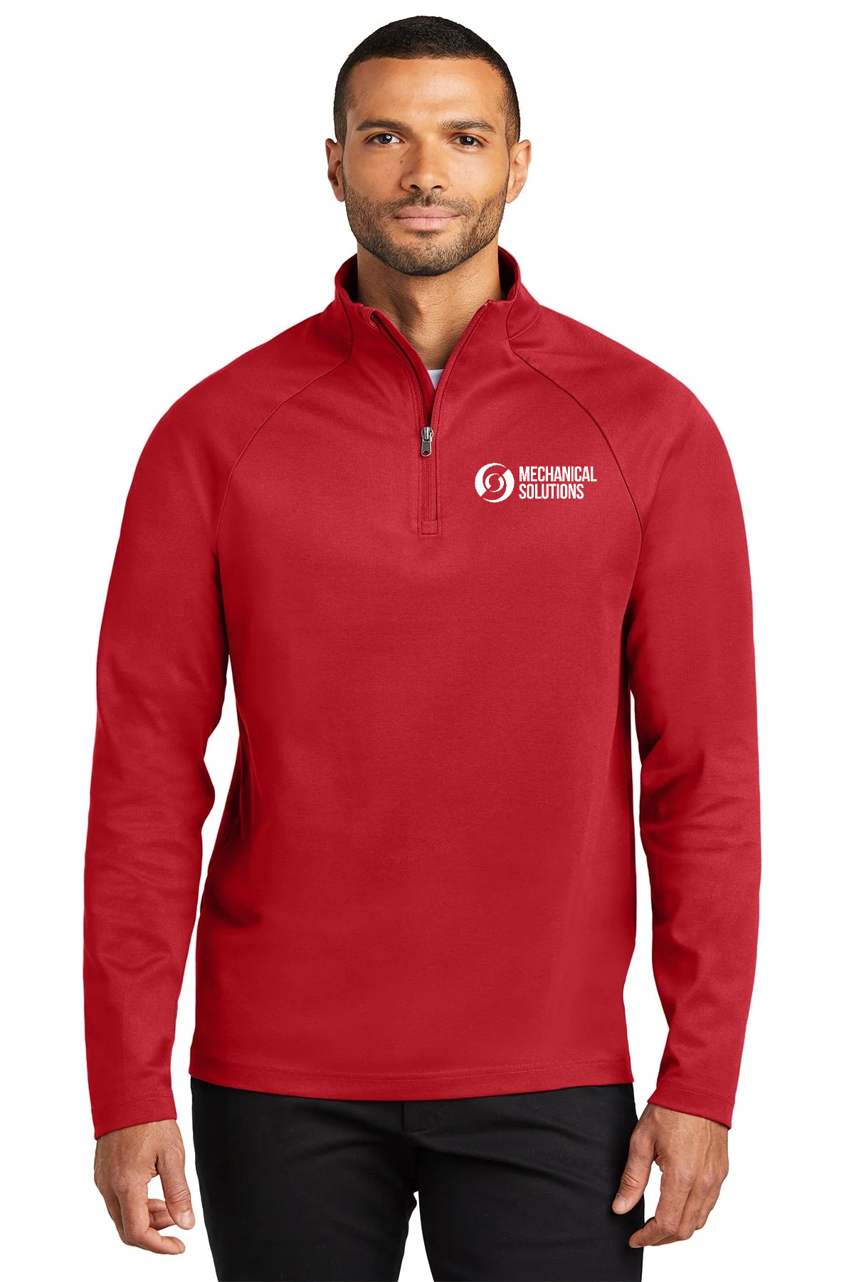 Port Authority C-Free Cypress Custom 1/4-Zips, Rich Red [Mechanical Solutions]