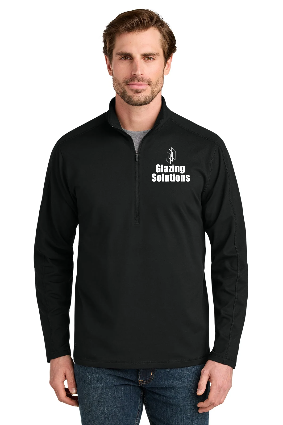 Eddie Bauer Adventurer Custom 1/4-Zips, Deep Black [Glazing Solutions]