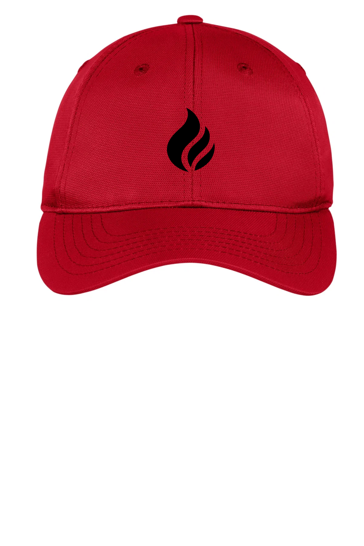 Sport-Tek Dry Zone Customized Nylon Caps, True Red [Fire Solutions]
