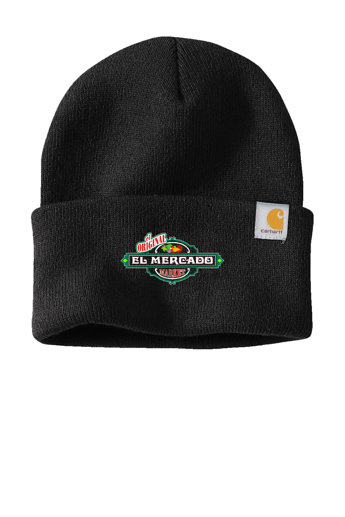 Carhartt Watch Custom Caps, Black [El Mercado Market]