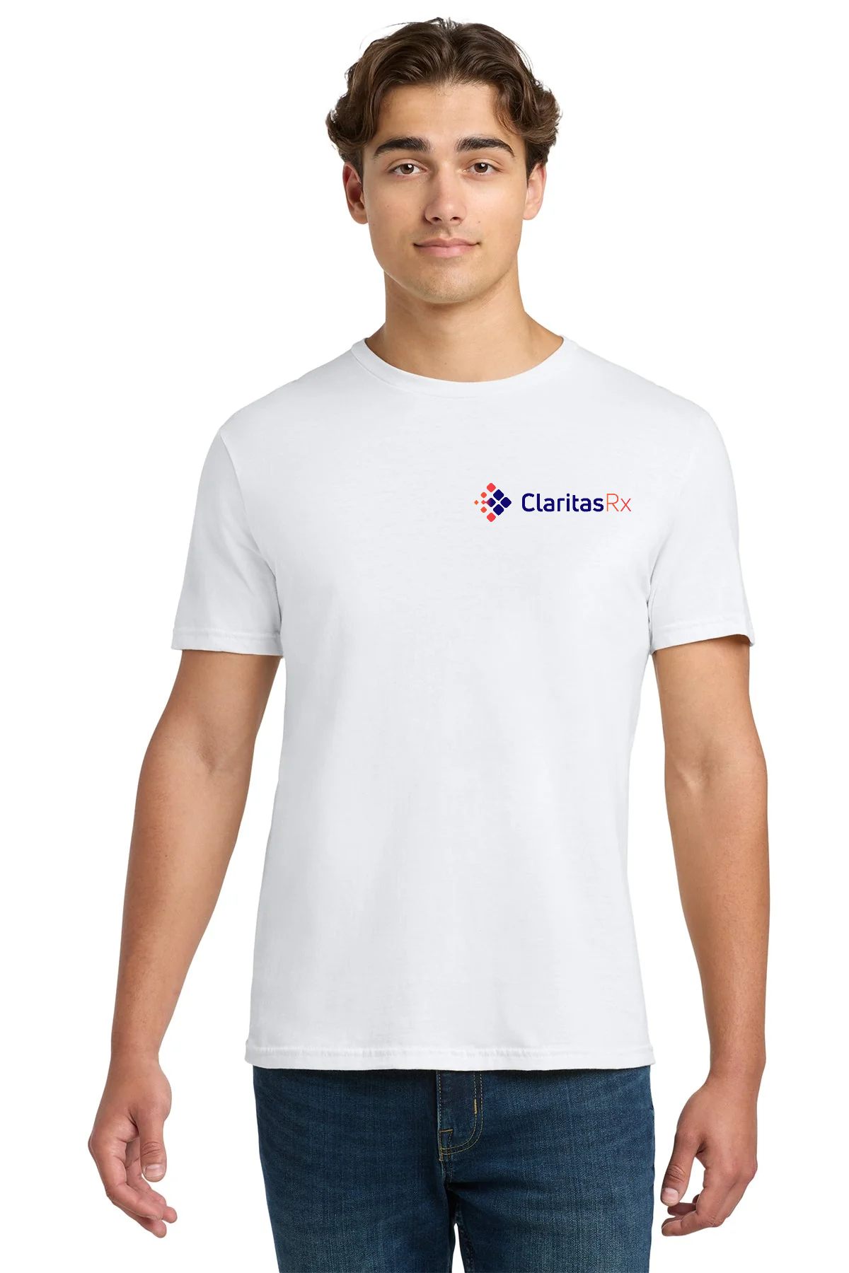 Gildan Softstyle T Shirt, White [Claritas Rx]