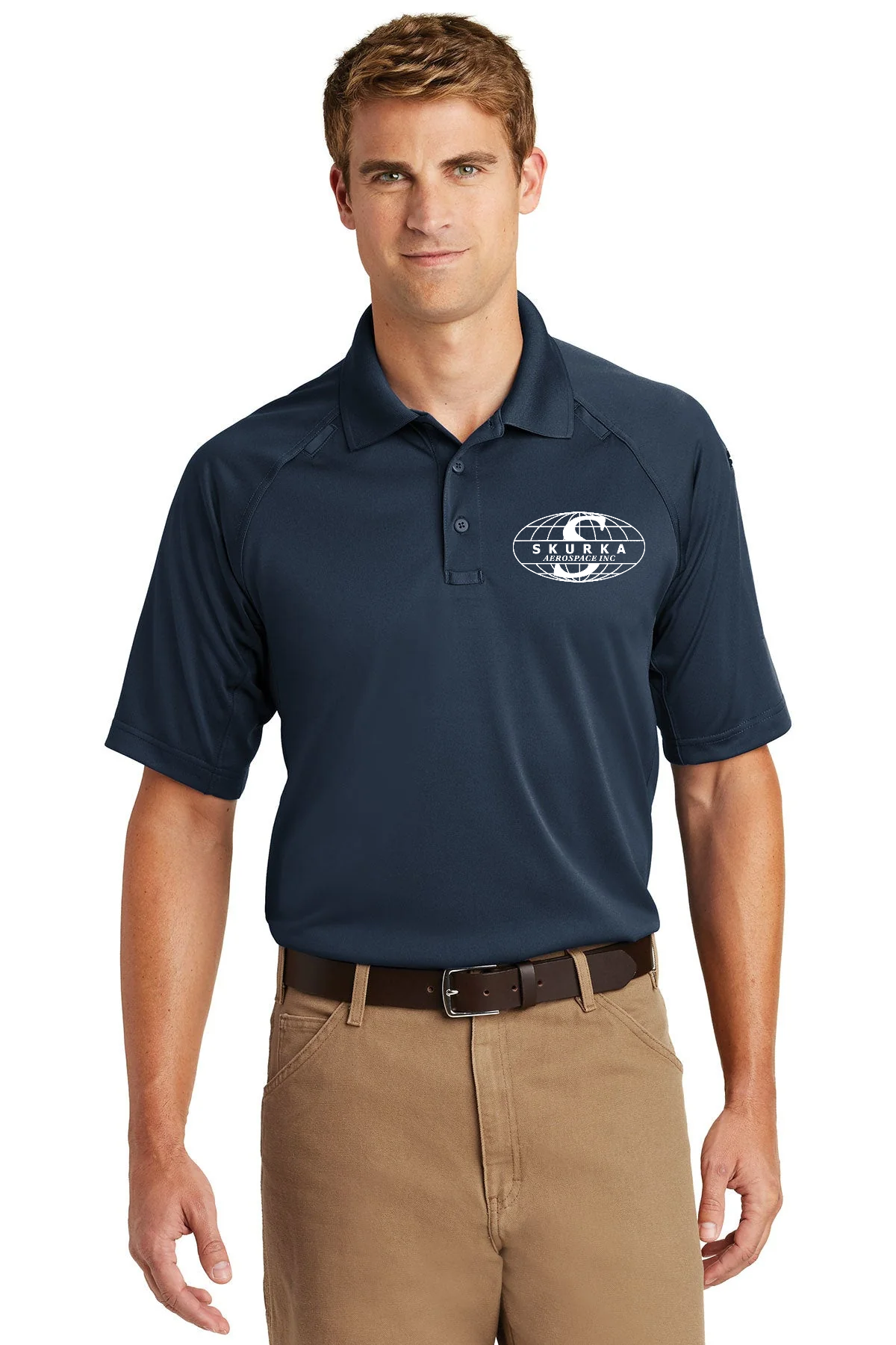 CornerStone Tall Select Tactical Polo, Dark Navy [Skurka Aerospace, Inc.]