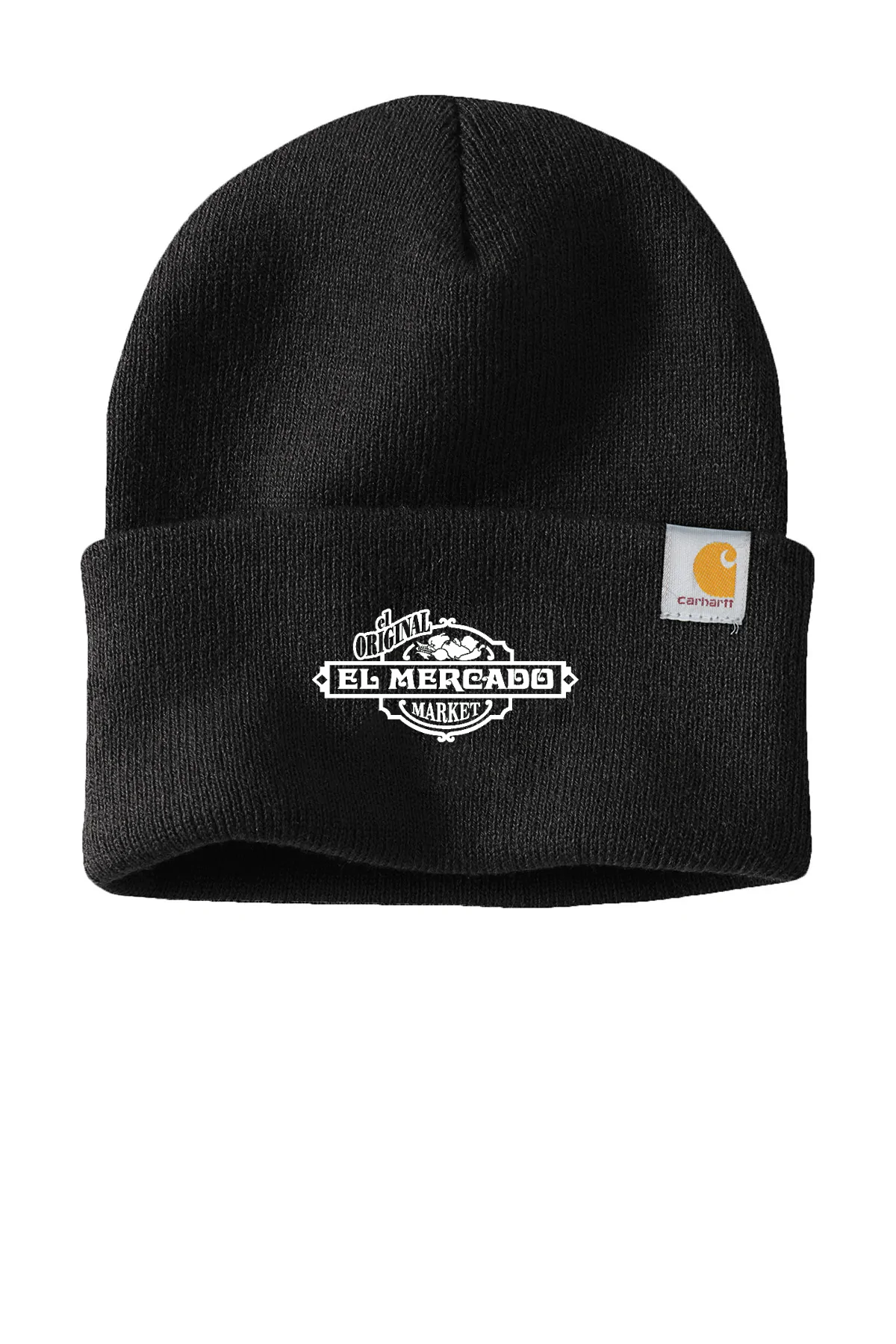 Carhartt Watch Custom Caps, Black [El Mercado Market]