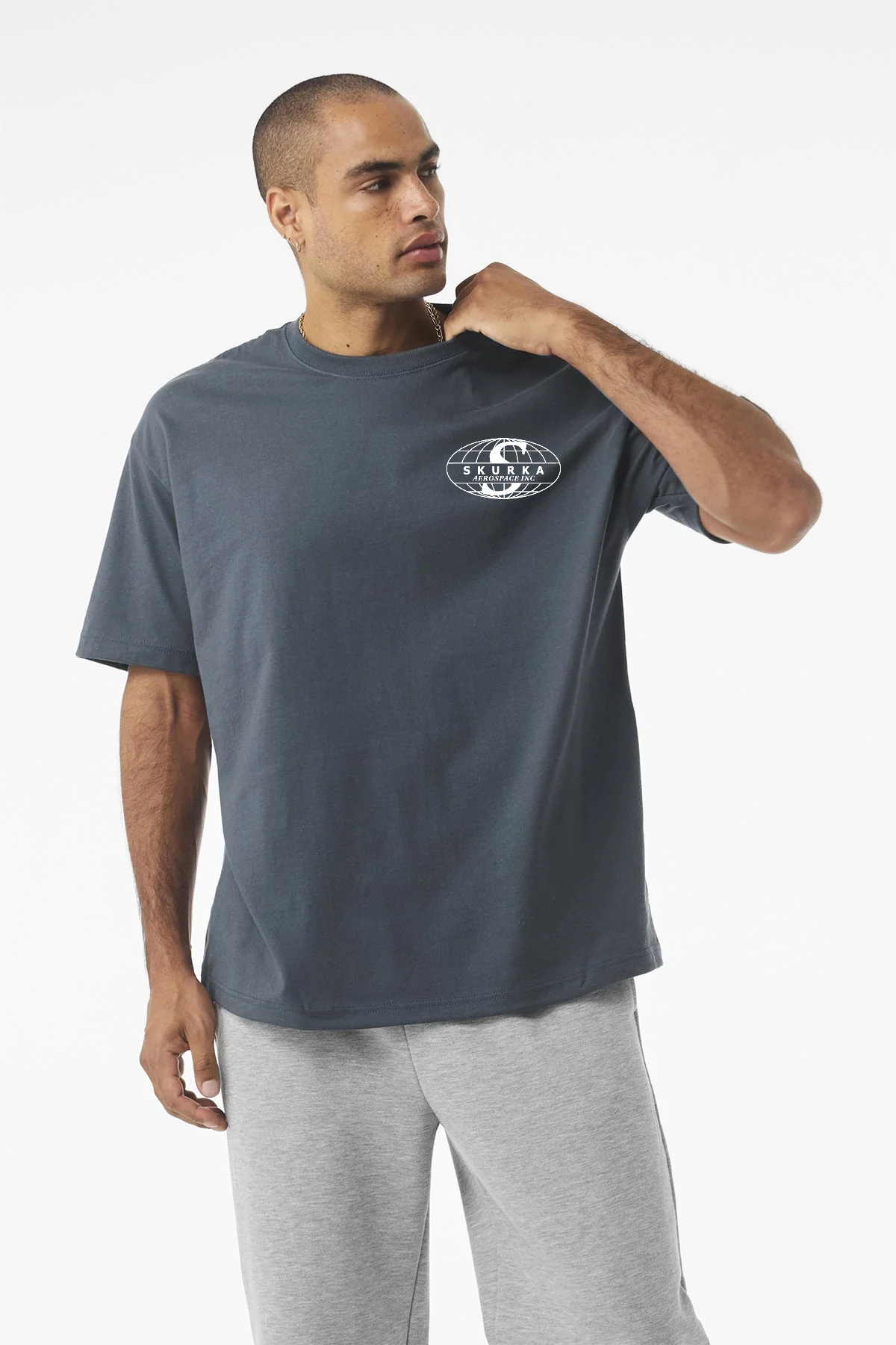 Bella Canvas Unisex Heavyweight Custom Tee's, Vintage Navy [Skurka Aerospace, Inc.]
