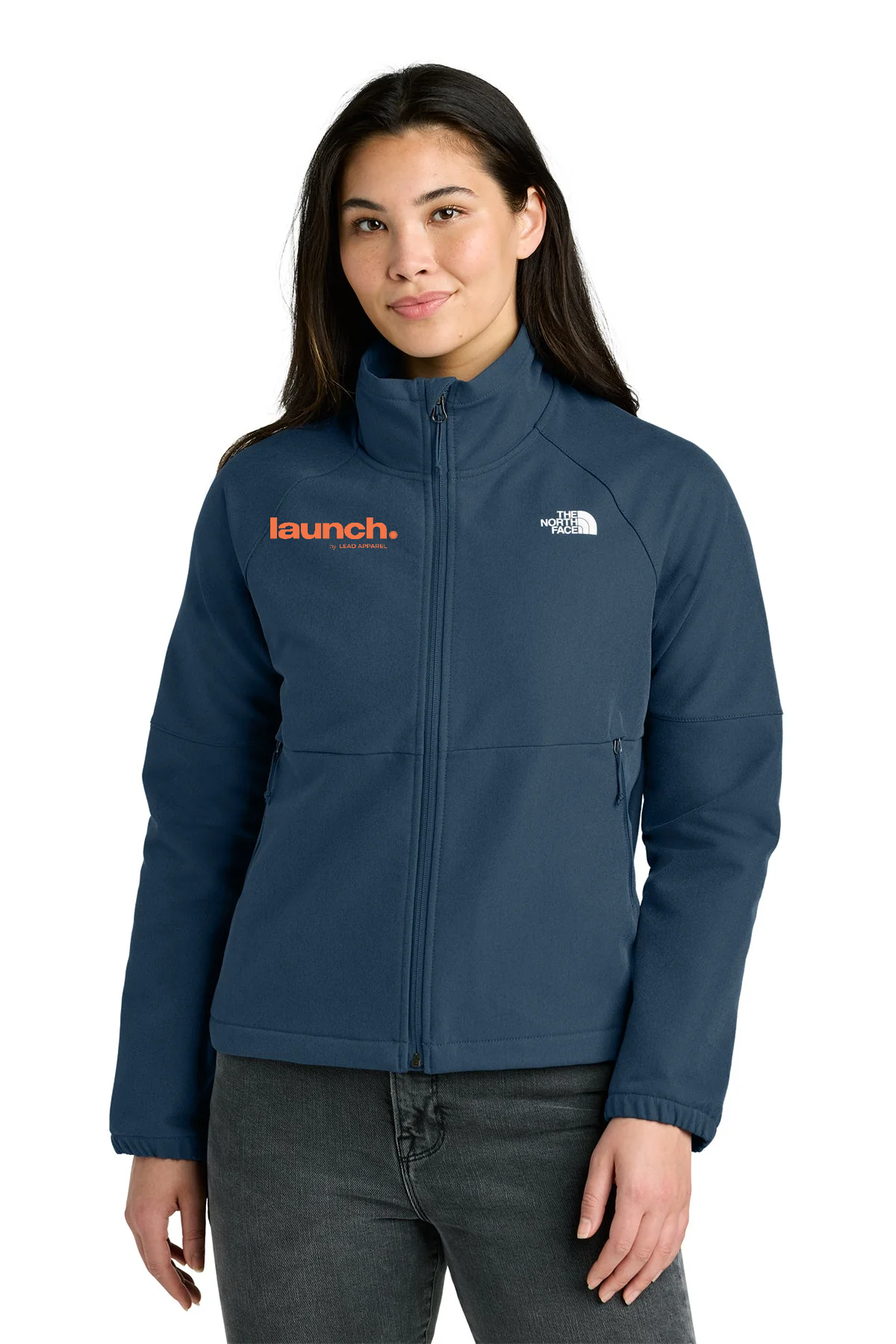 The North Face Womens Barr Lake Soft Shell Jacket, Shady Blue Dark Heather [Launch]