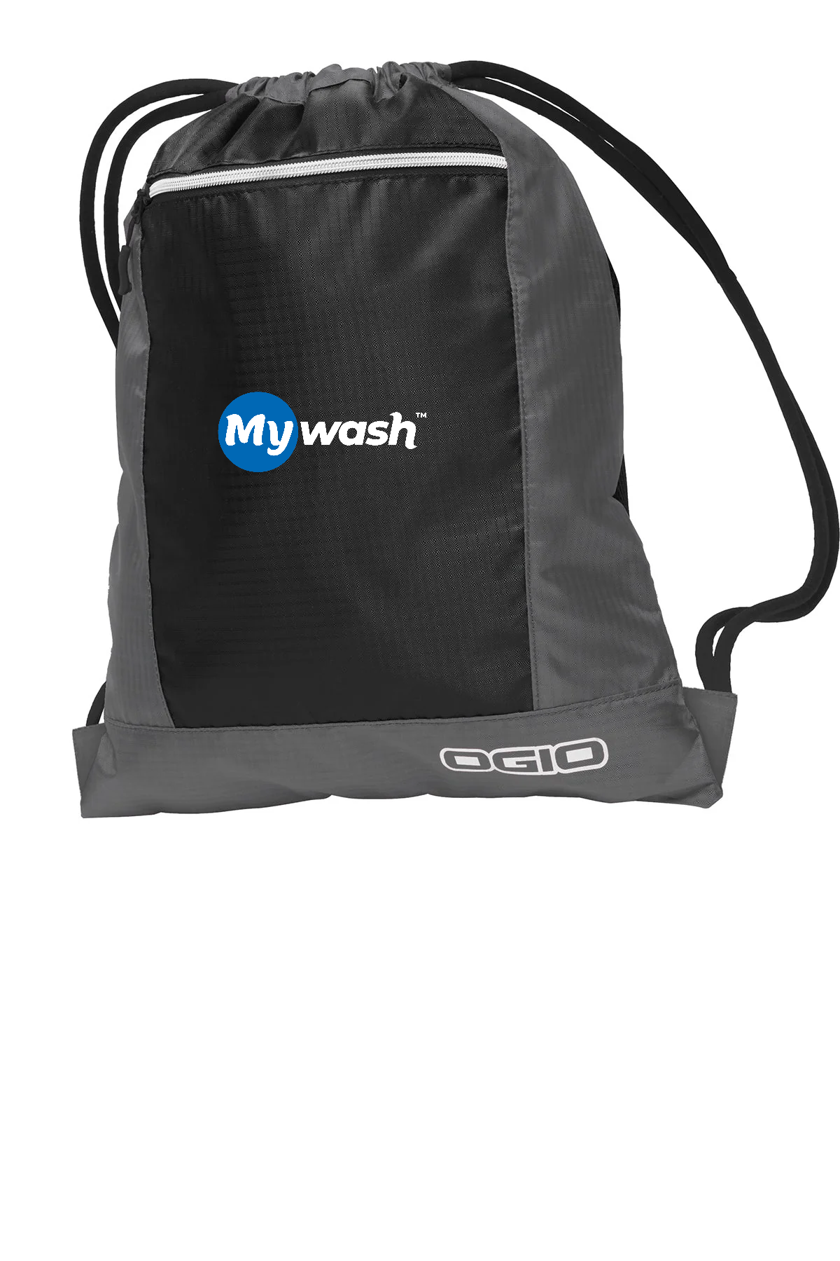 OGIO Pulse Cinch Backpack, Grey [MyWash Car Wash]