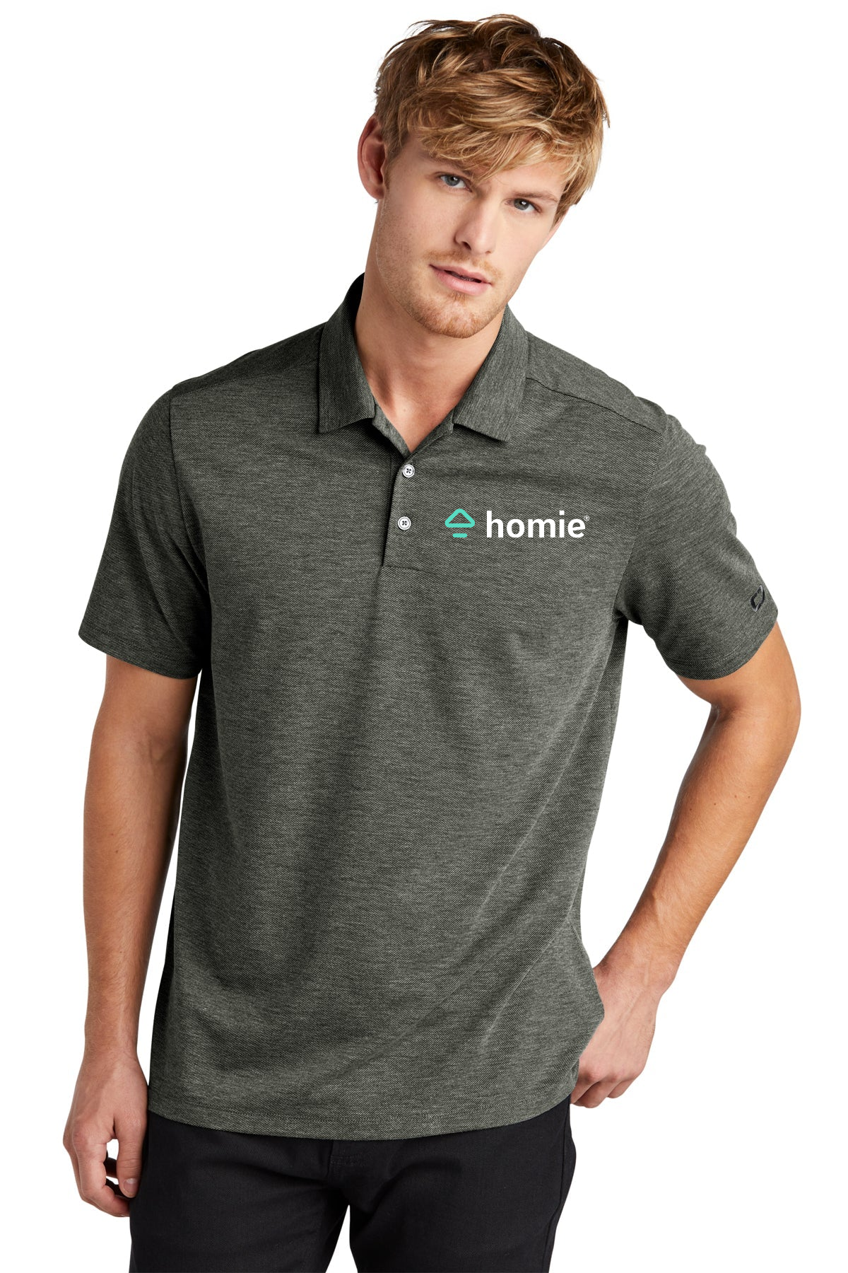 OGIO Evolution Polo, Tarmac Grey [Homie Real estate]