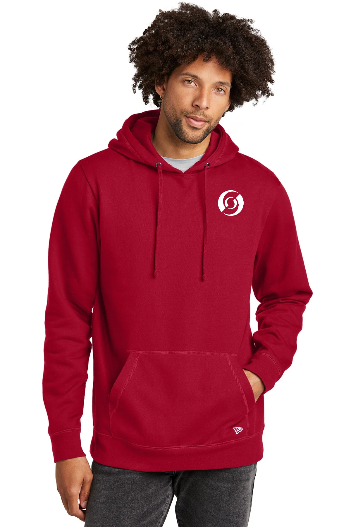 New Era Comeback Fleece Customized Hoodies, Crimson [Mechanical Solutions]