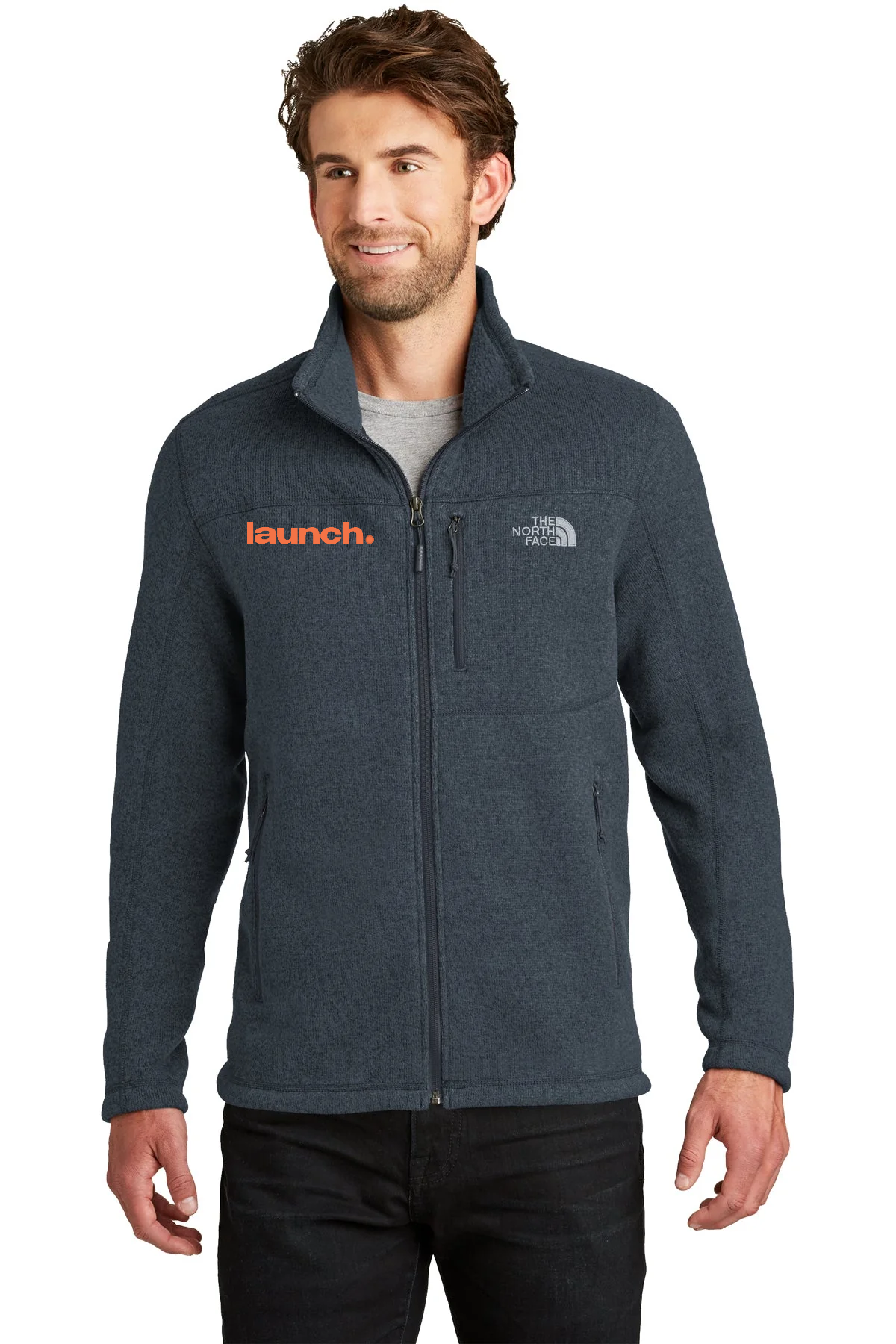 The North Face Sweater Fleece Jacket Urban Navy Heather [Launch]