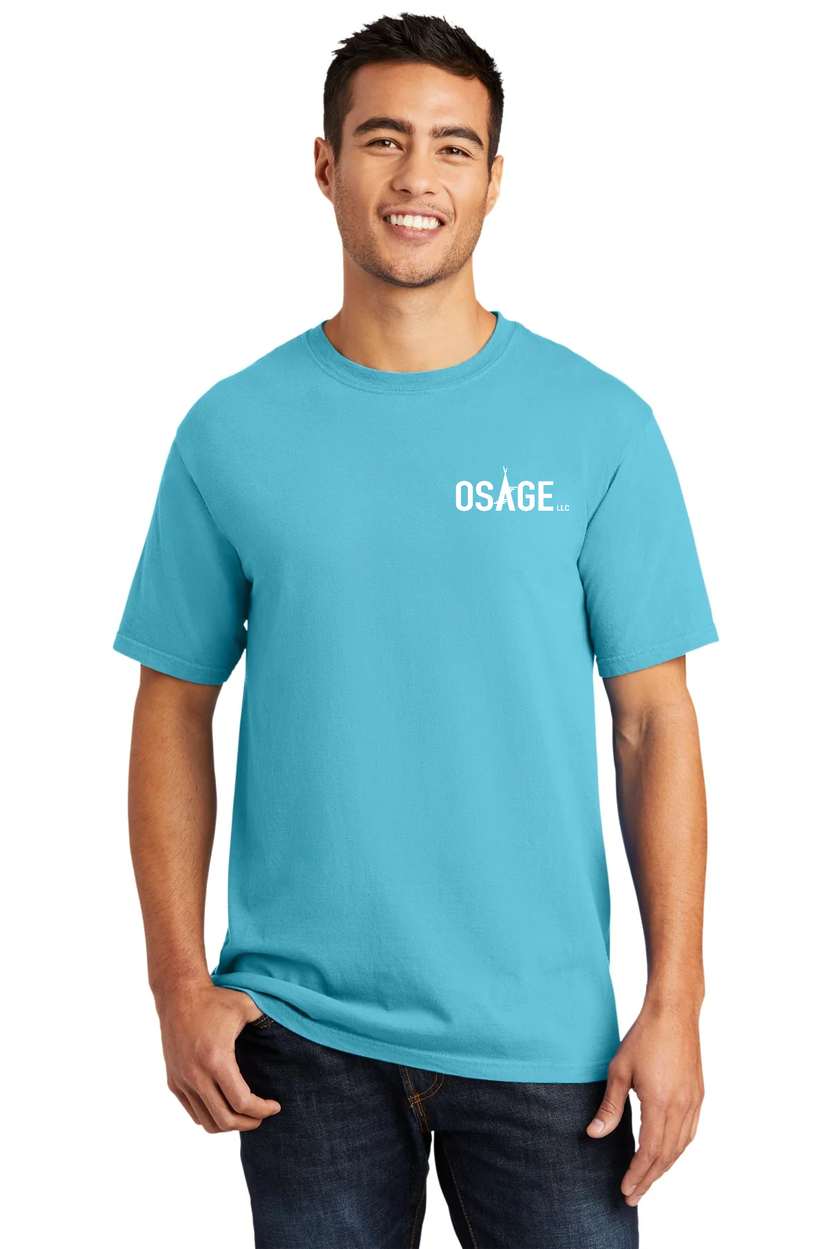 Port & Company Pigment-Dyed Tee, Tidal Wave [Osage LLC]