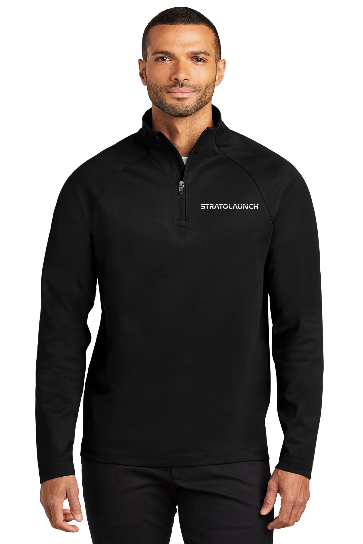 Port Authority C-Free Cypress Custom 1/4-Zips, Deep Black [Stratolaunch]
