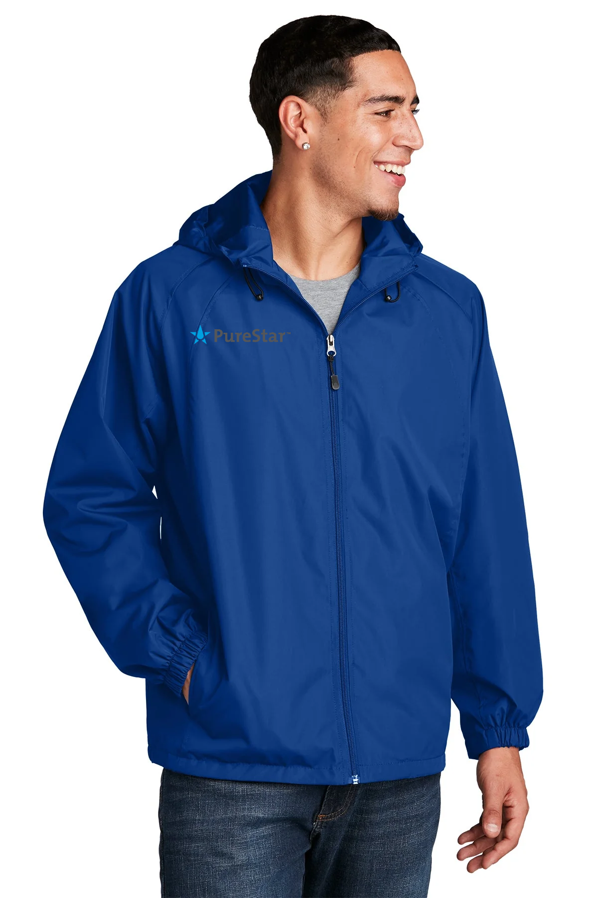 Sport-Tek Custom Hooded Raglan Jackets, True Royal [PureStar]