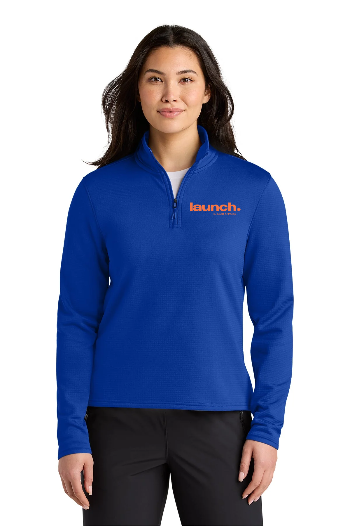 The North Face Womens Aim 1/4-Zip Custom Fleeces, TNF Blue [Launch]