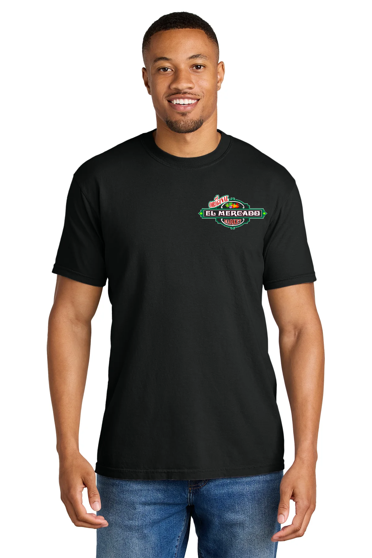 Comfort Colors Heavyweight Custom Ring Spun Tees, Black [El Mercado Market]