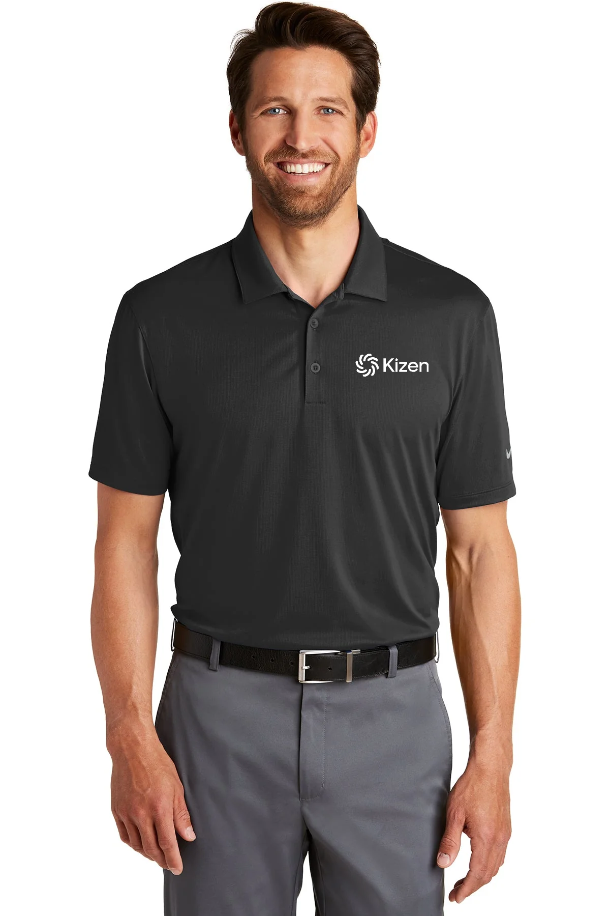 Nike Dri-FIT Legacy Customized Polos, Black [Kizen]