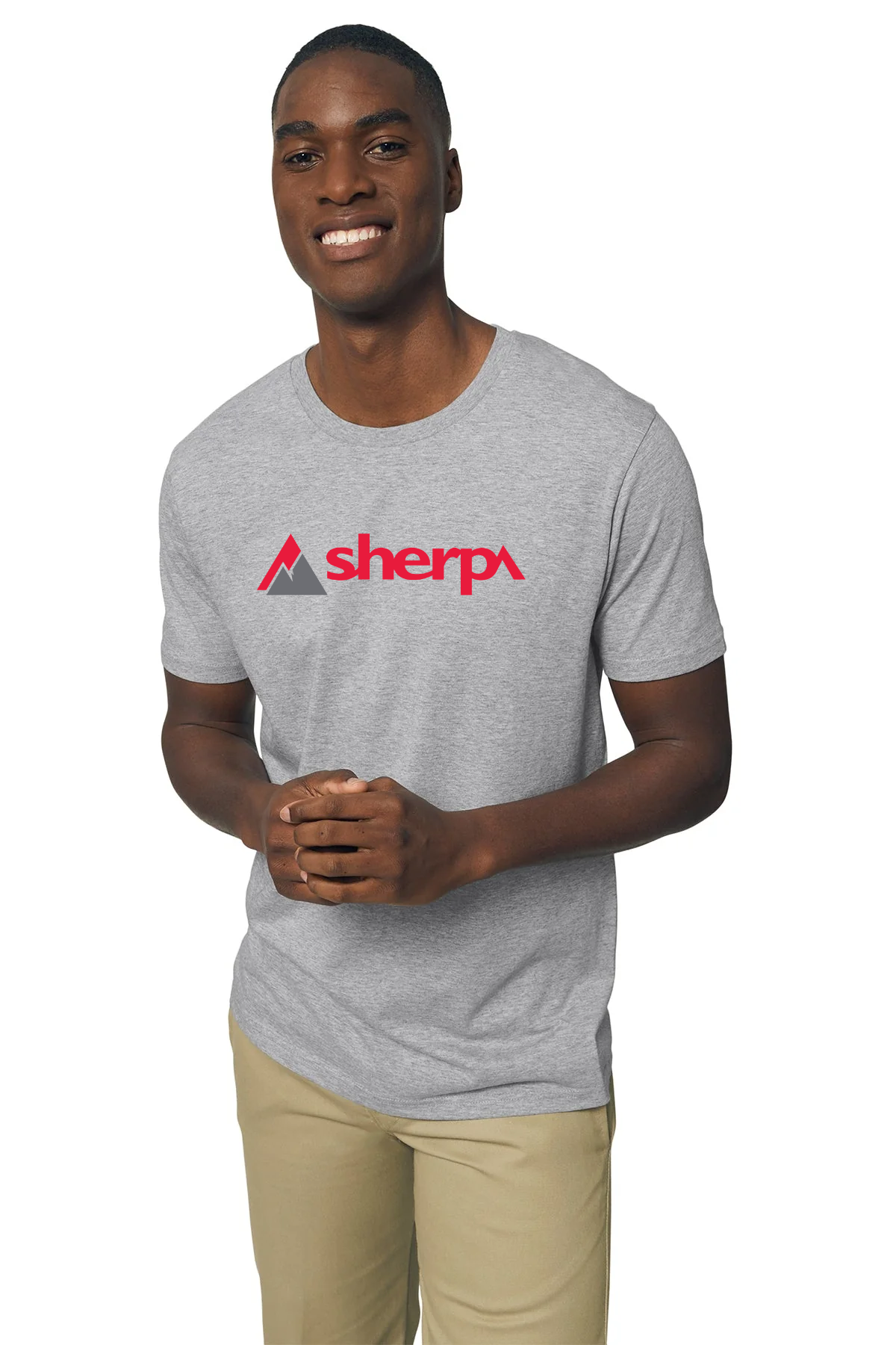 Stanley Stella Unisex Rocker Custom Tee's, Heather Grey [Sherpa LLC]