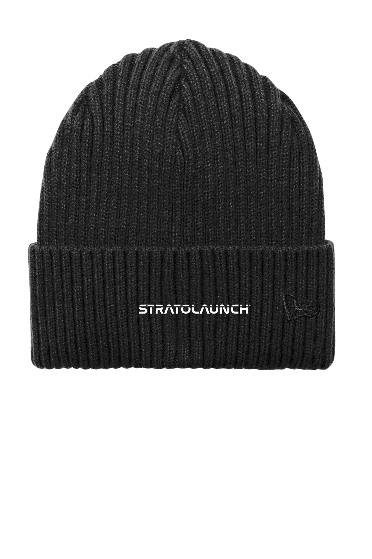 New Era Core Classic Cuff Beanies, Black [Stratolaunch]