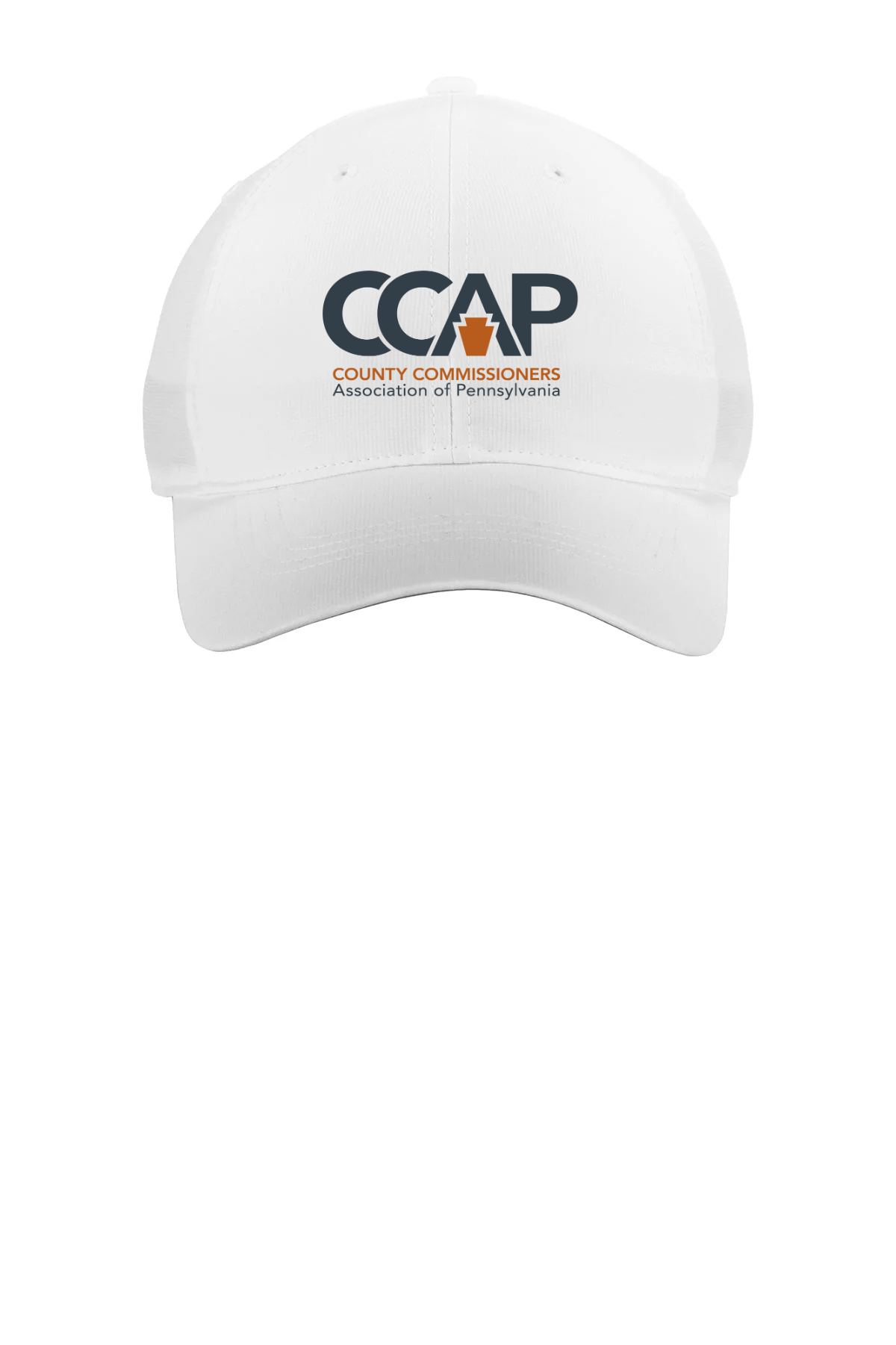 Nike Dri-FIT Tech Custom Caps, White [County Commissioners Association of Pennsylvania]