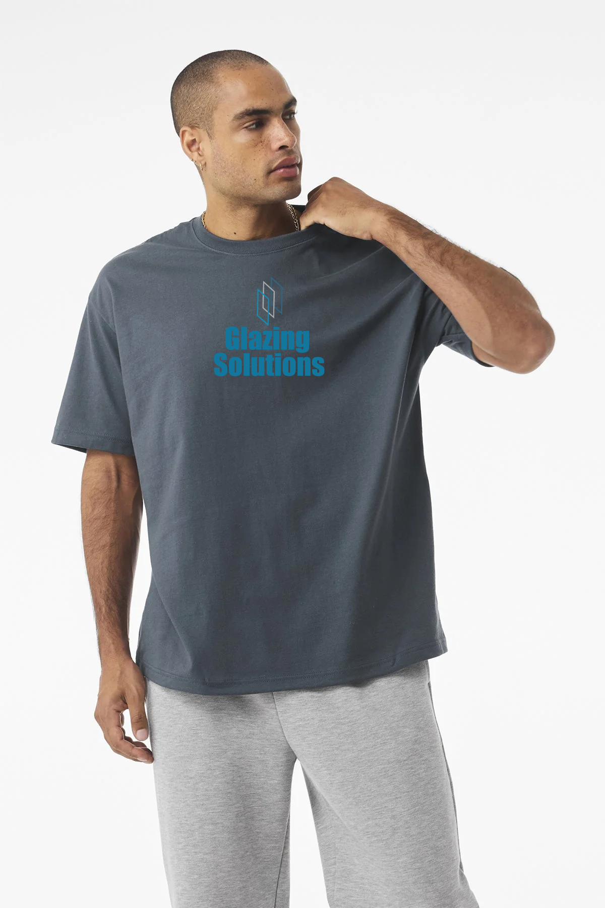 Bella Canvas Unisex Heavyweight Custom Tee's, Vintage Navy [Glazing Solutions]