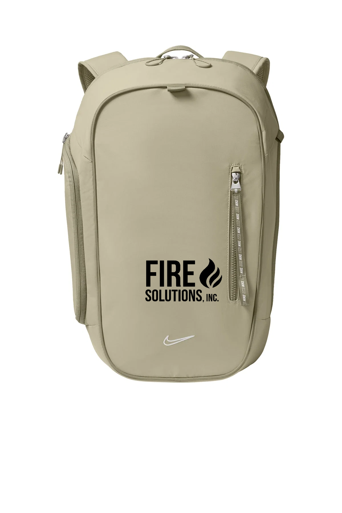 Nike Commute Custom Backpacks, Desert Khaki [Fire Solutions]