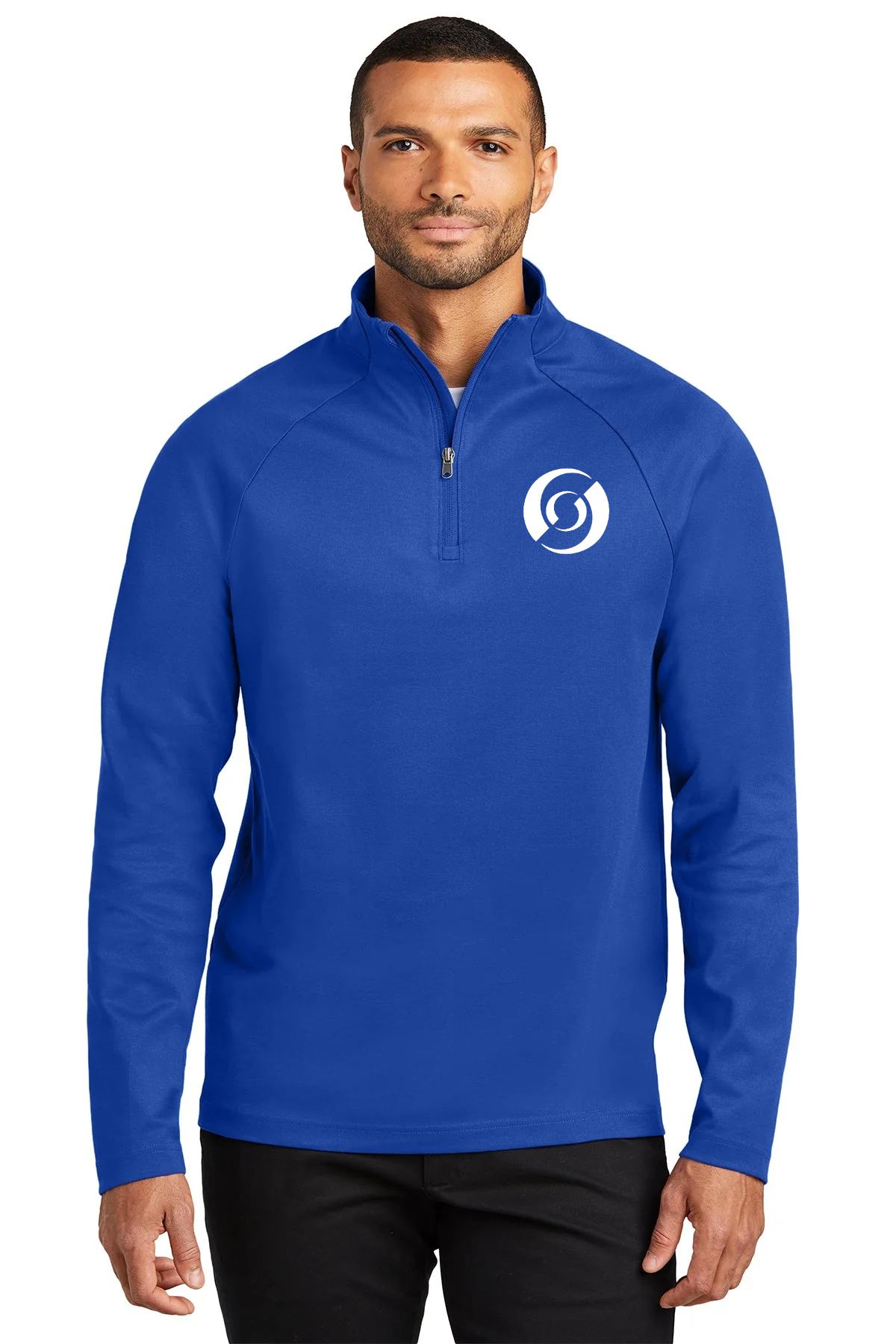 Port Authority C-Free Cypress Custom 1/4-Zips, True Royal [Mechanical Solutions]