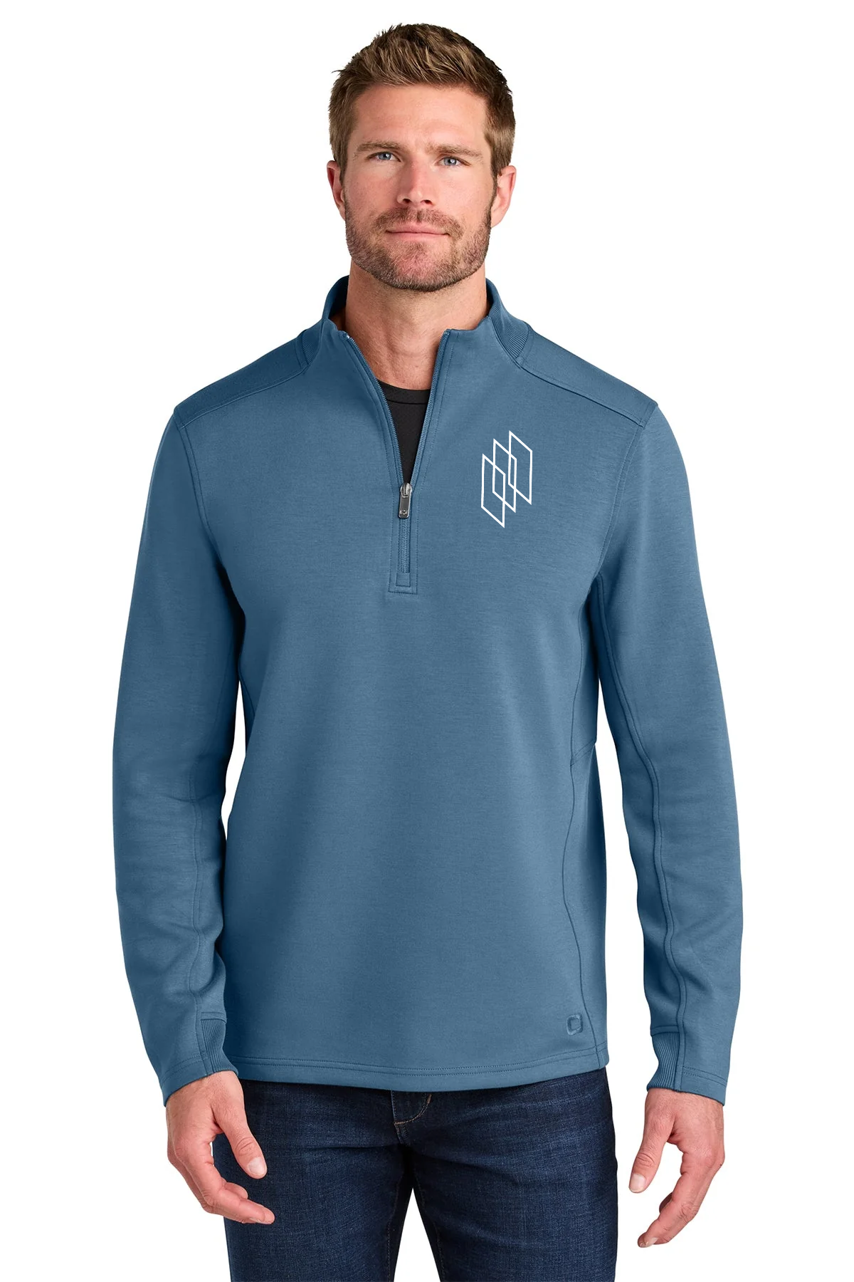 OGIO Transcend Custom 1/4-Zips, Blue Mist [Glazing Solutions]