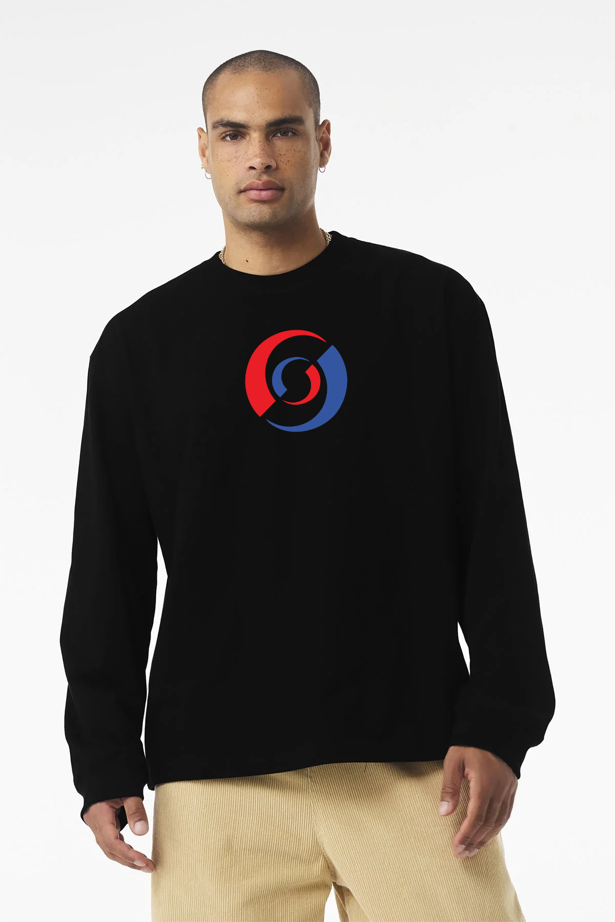 Bella Canvas Unisex Heavyweight Custom Long Sleeve Tee's, Black [Mechanical Solutions]