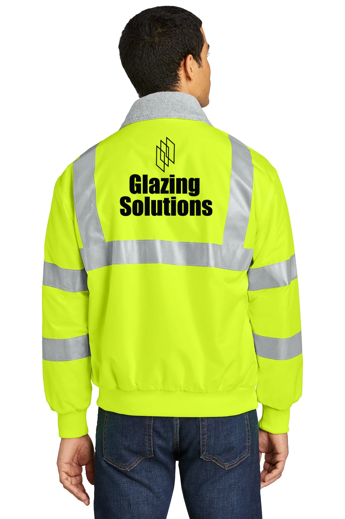 Port Authority Enhanced Visibility Branded Challenger Branded Jackets with Reflective Taping, Safety Yellow/ Reflective [Glazing Solutions]