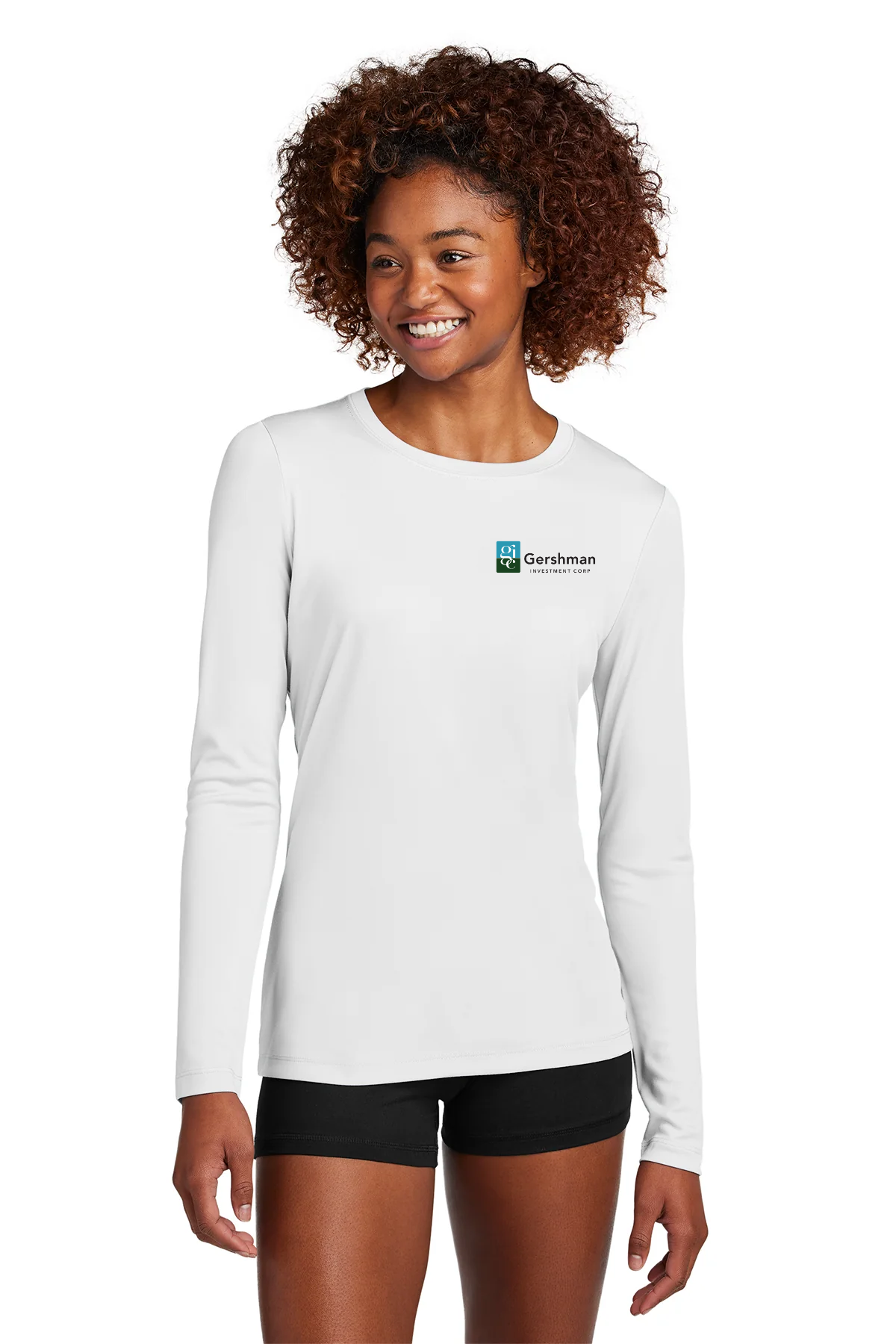 Sport-Tek Women's Posi-UV Pro Custom Long Sleeve Tee's, White [Gershman Investment Corp.]