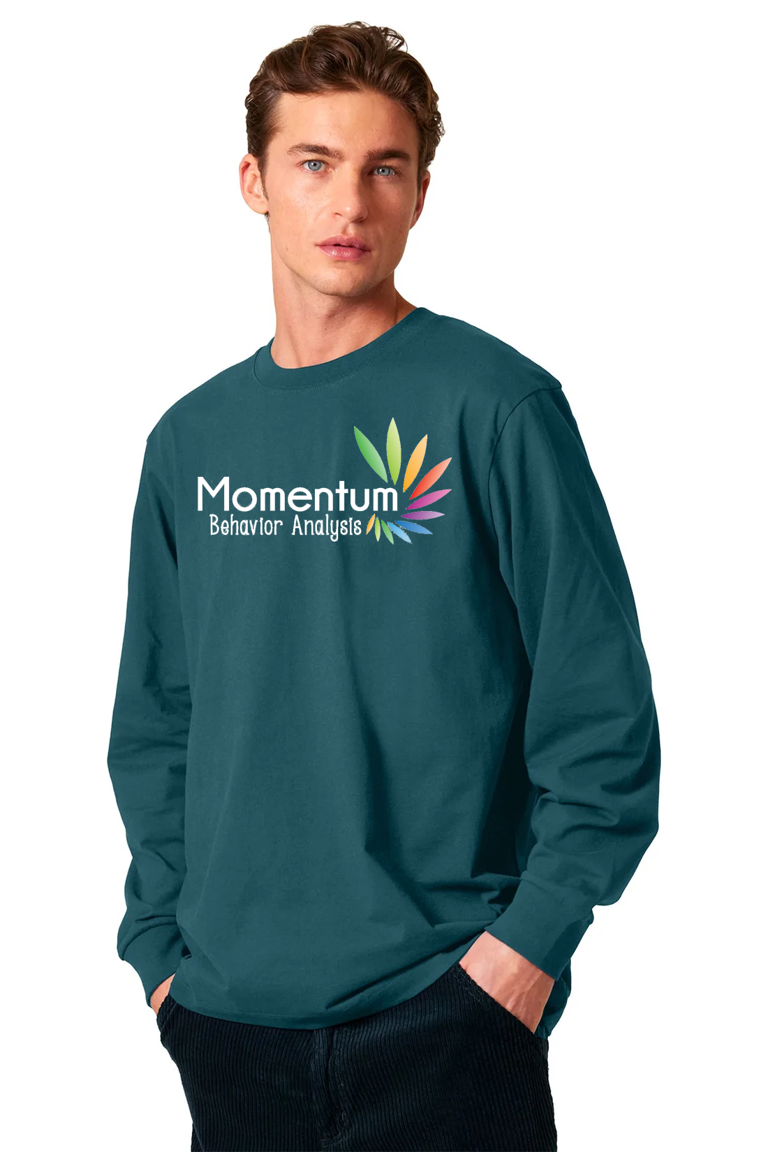 Stanley Stella Unisex Freestyler Heavyweight Long Sleeve Tee, Stargazer [Momentum Behavior Analysis]