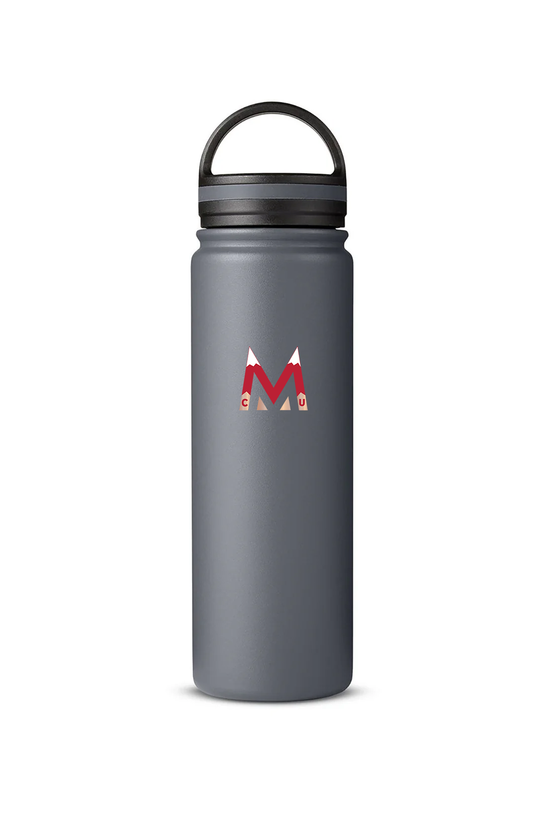 Core365 Vacuum Insulated 24oz Stainless Steel Bottle, Carbon [Milford Mining Company Utah]
