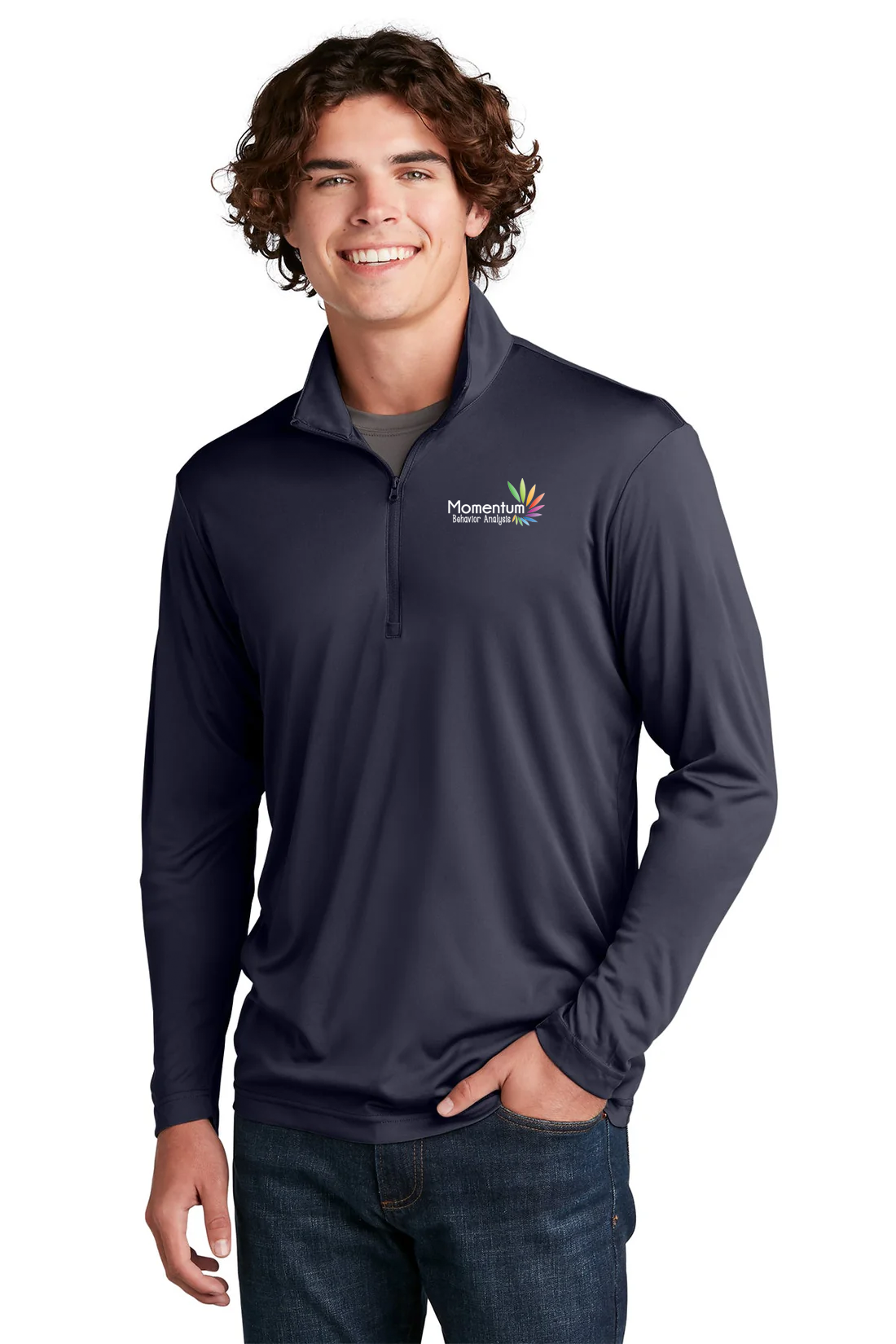 Sport-Tek PosiCharge Competitor 1/4-Zip Pullover, True Navy [Momentum Behavior Analysis]
