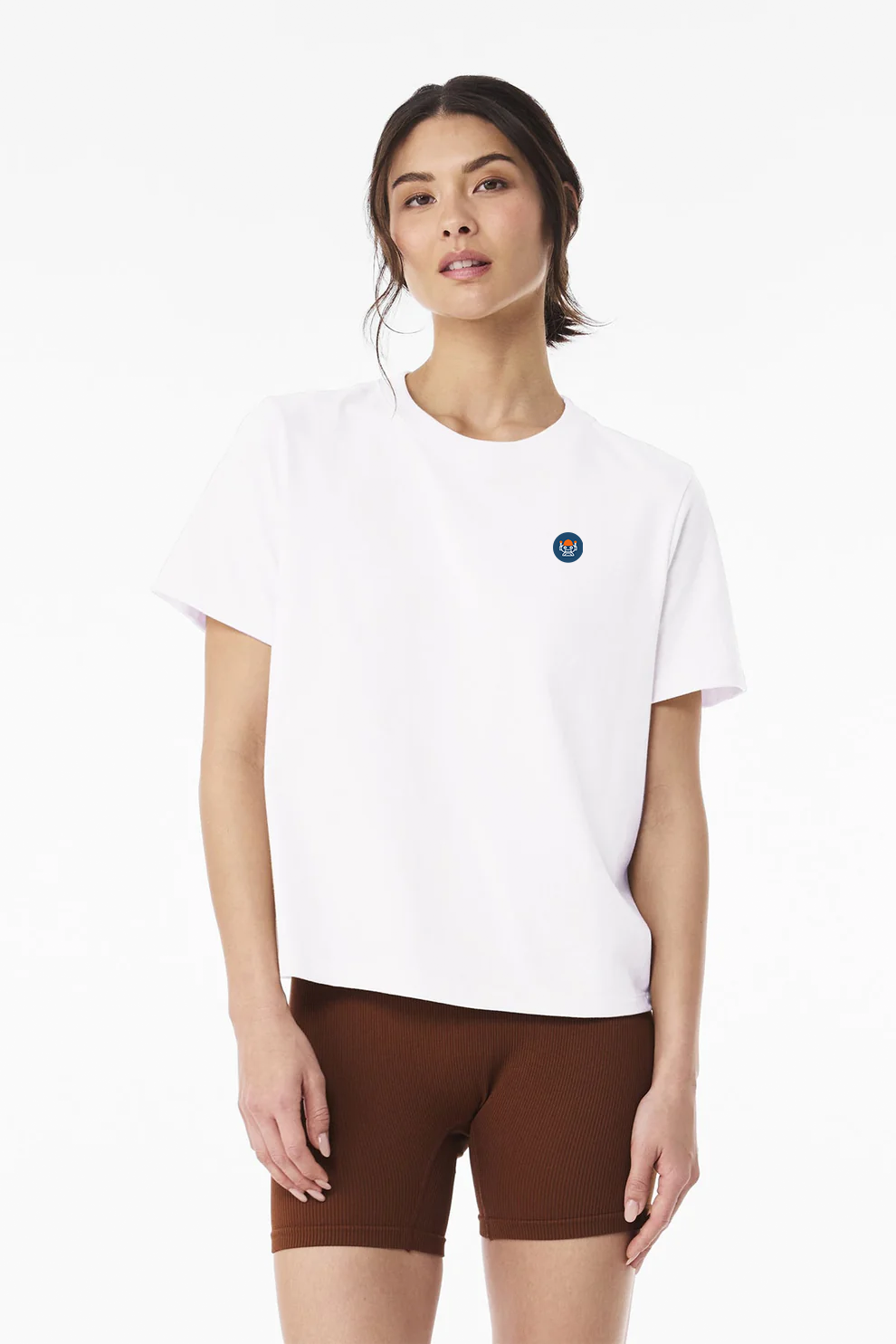 Bella Canvas Womens Heavyweight Tee, White - Embroidery [Reynolds and Moore]