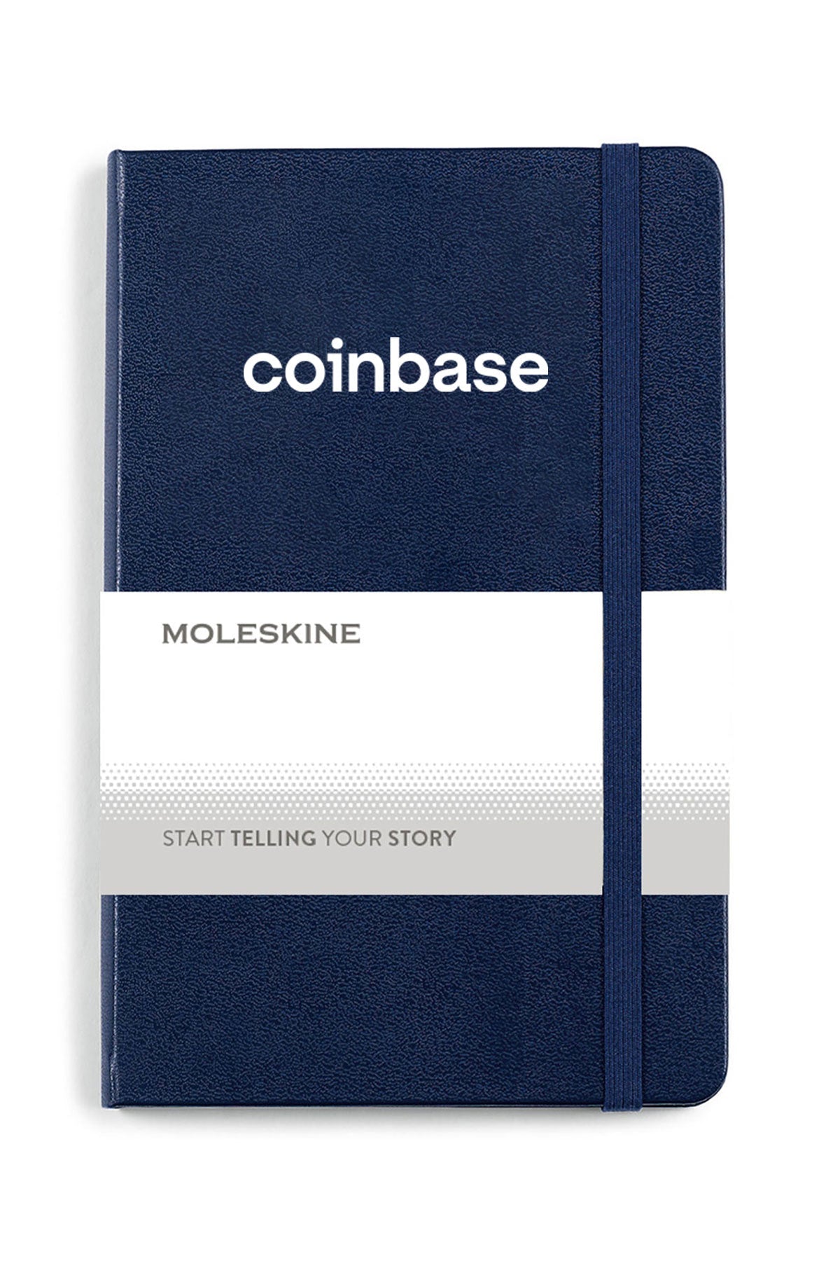 Moleskine Hard Cover Ruled Medium Notebook Navy Blue [Coinbase]