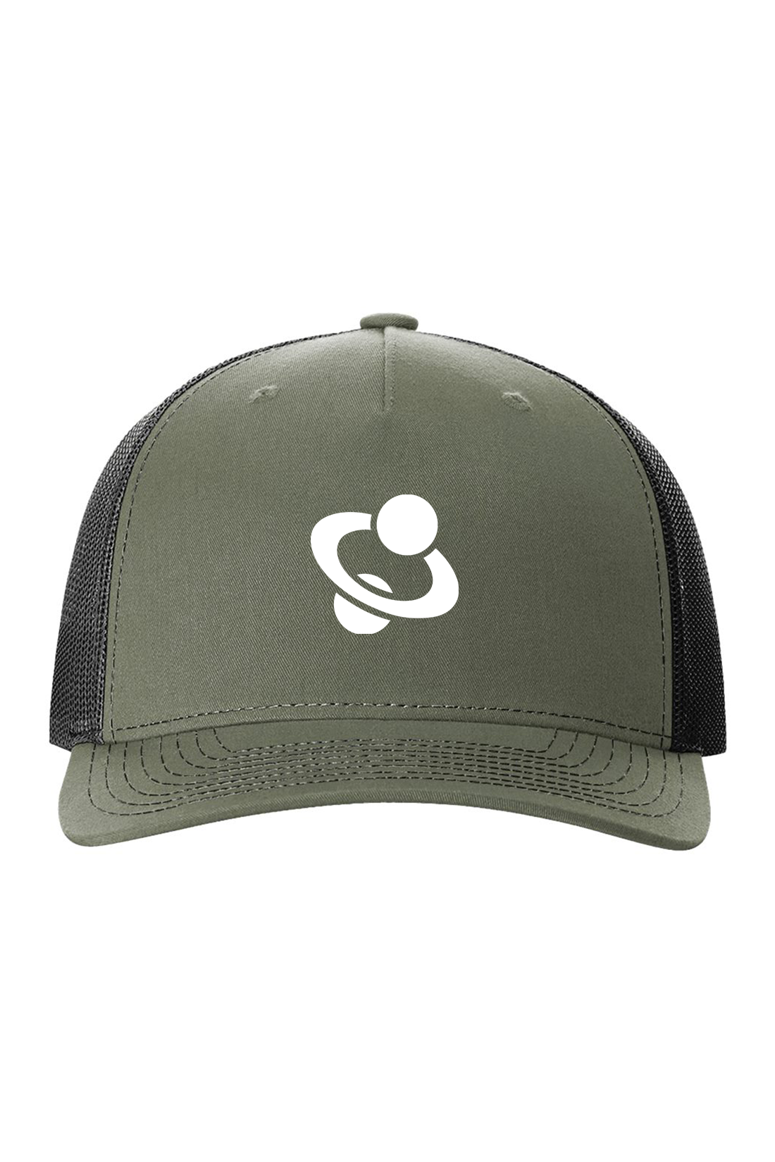 Richardson Five-Panel Trucker Cap, Loden Green / Black [Infintium Inc.]