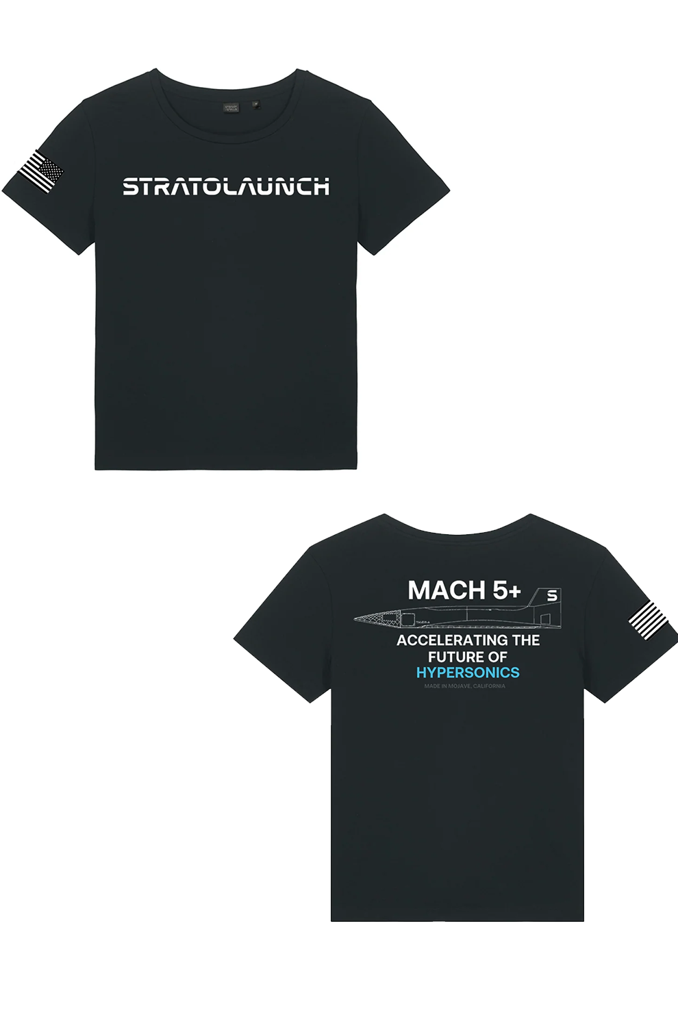 Stanley Stella Women’s Serena Scoop Neck Tee, Black [Stratolaunch]