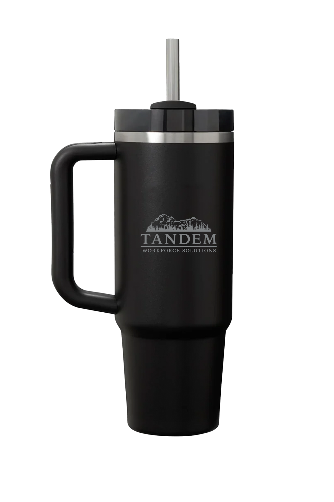 Stanley Quencher FlowState Tumbler 30 oz, Black [Eastside Vocational Services, Inc.]